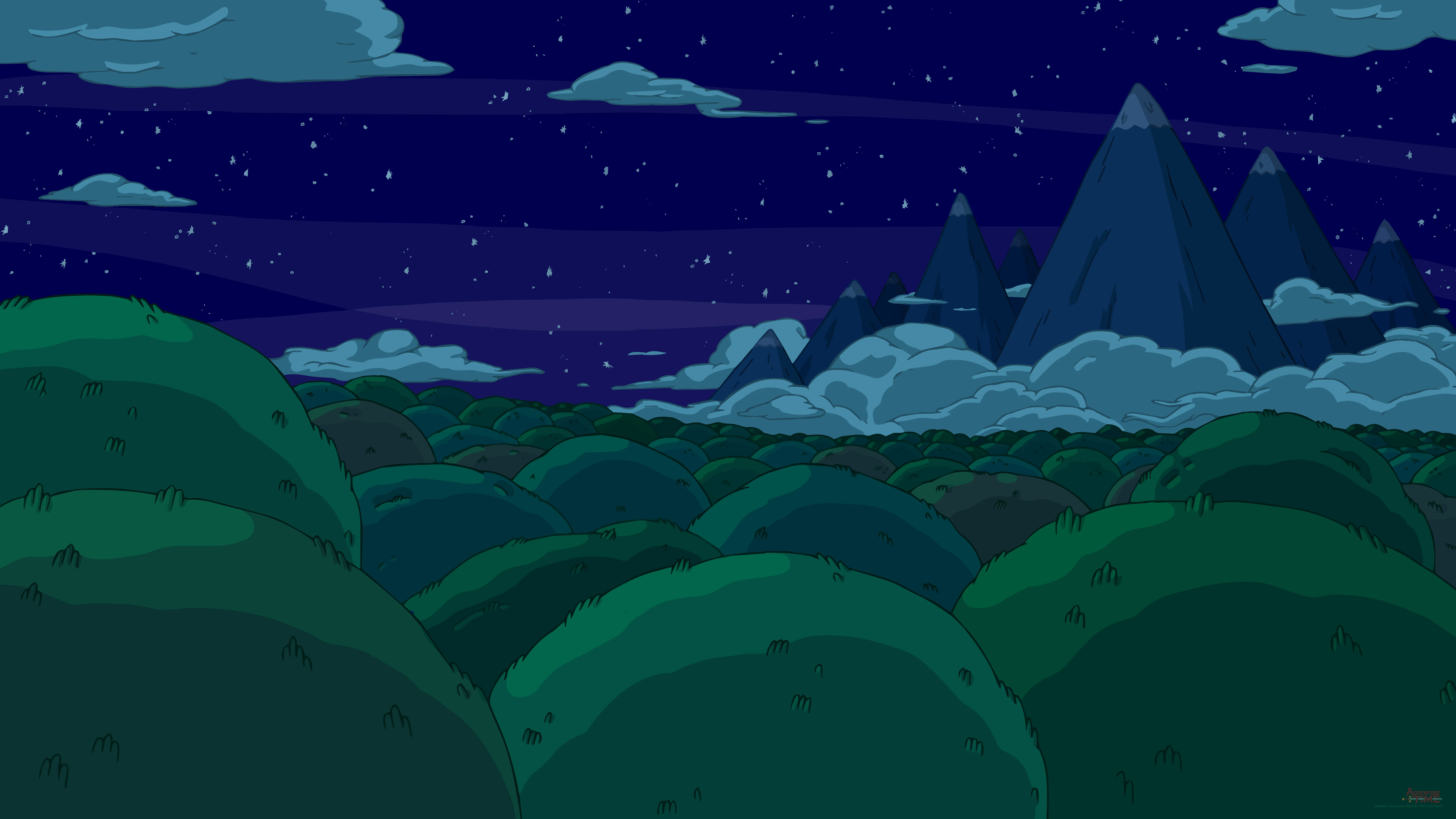Adventure Time Night Wallpapers Wallpaper Cave