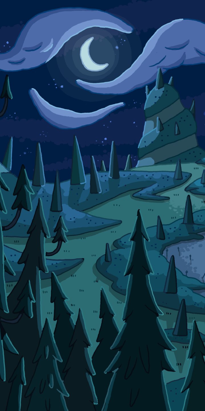 Adventure Time Night Wallpapers Wallpaper Cave