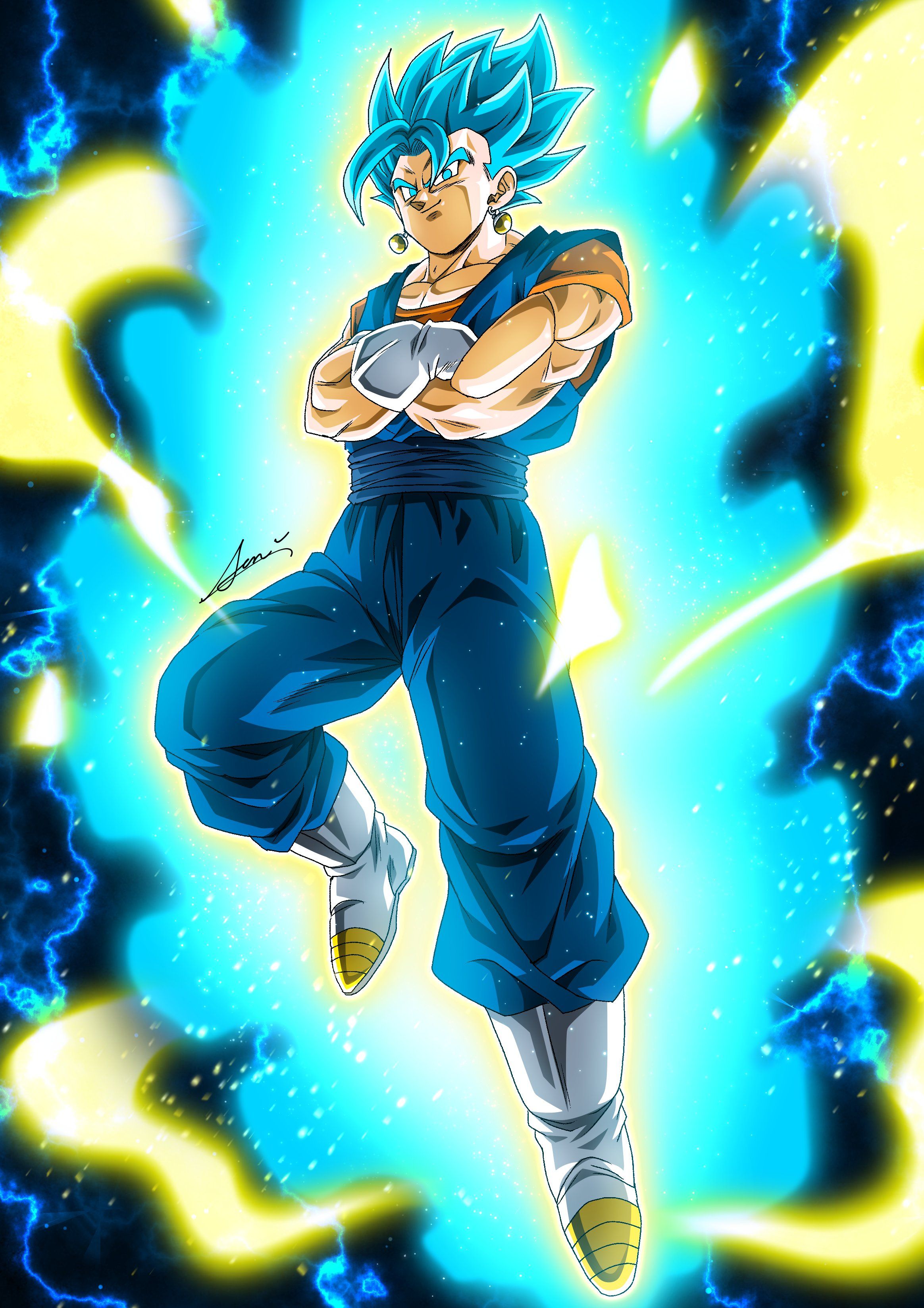 Vegito SSJ Wallpapers Wallpaper Cave