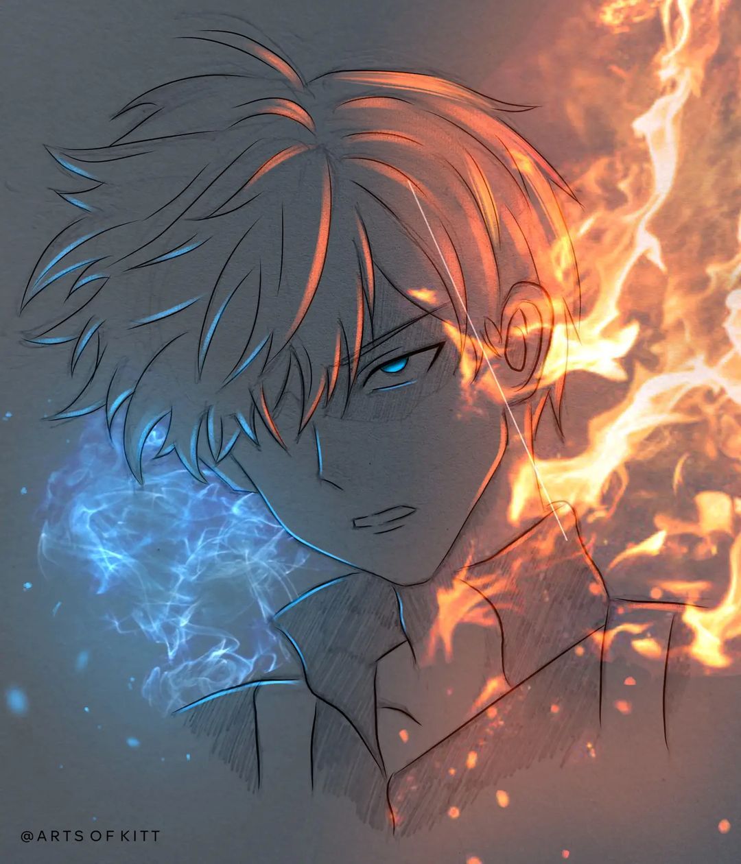 Anime Glow Art Wallpapers Wallpaper Cave