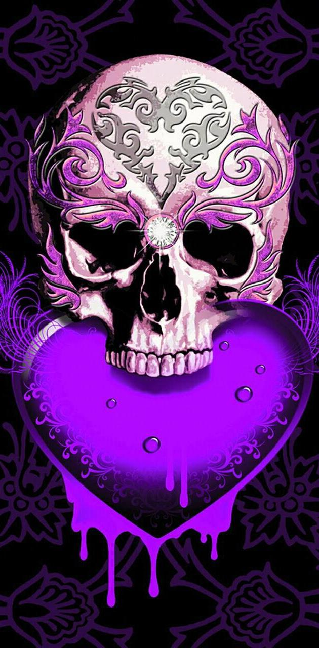 Purple Skeleton Wallpapers Wallpaper Cave