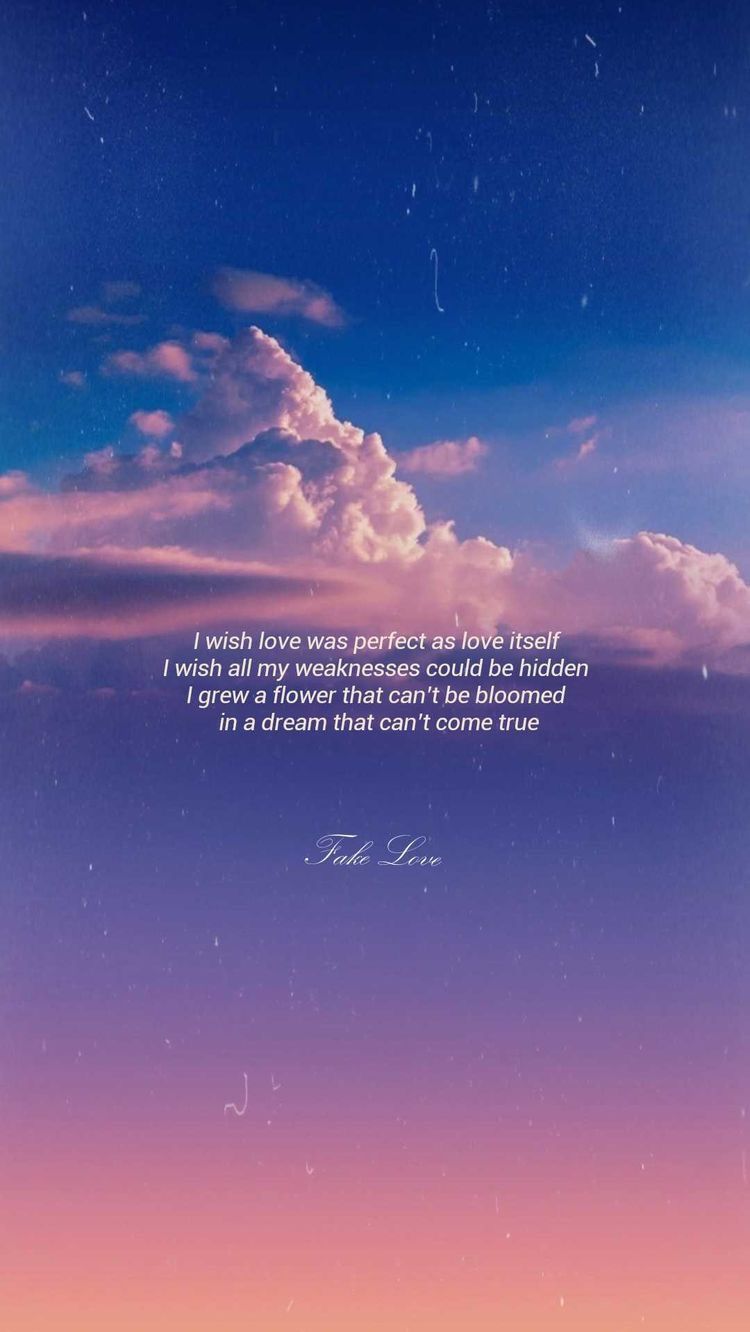 BTS Lyrics Quotes Wallpapers Wallpaper Cave