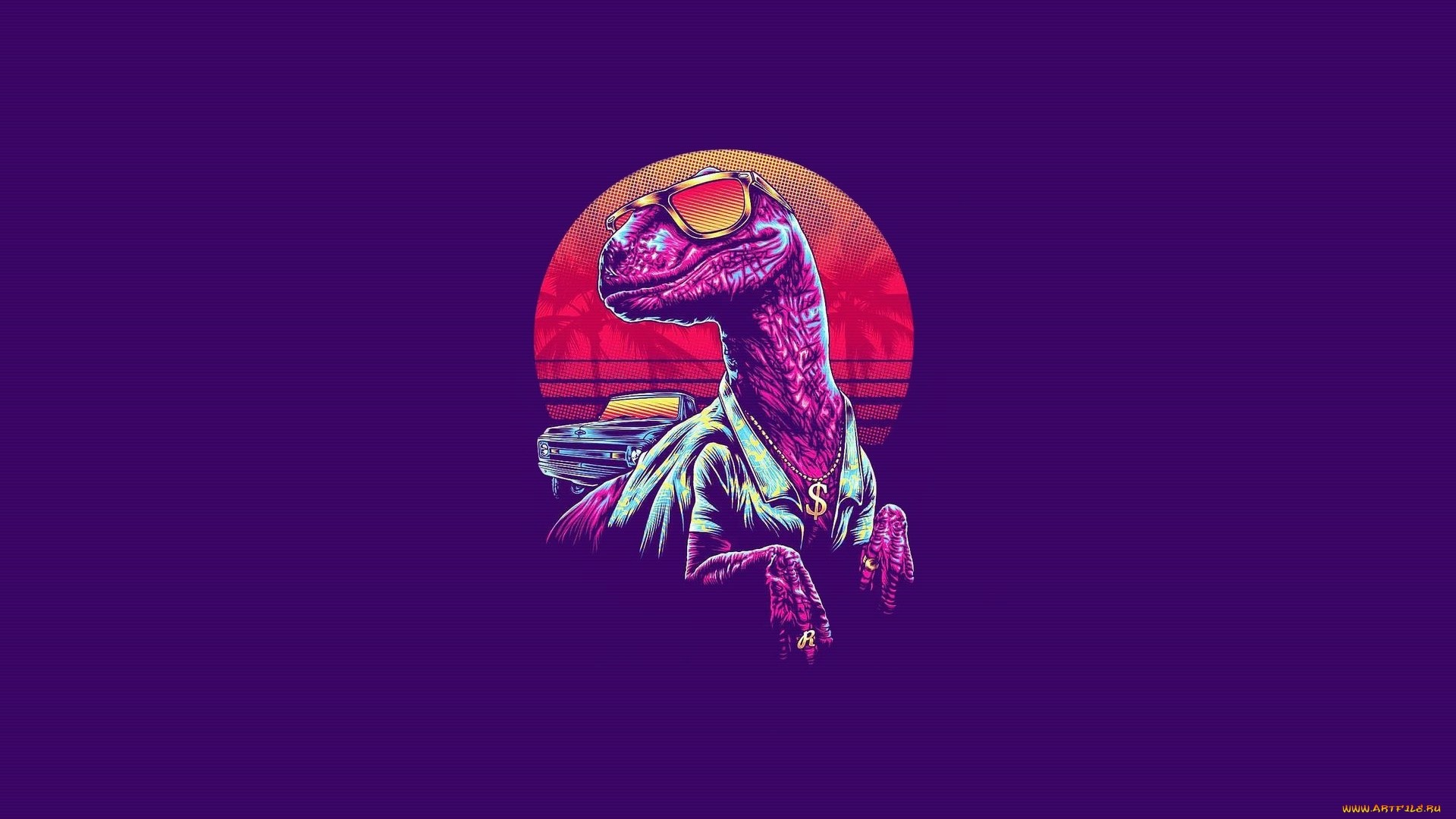 Purple Dinosaur Wallpapers Wallpaper Cave