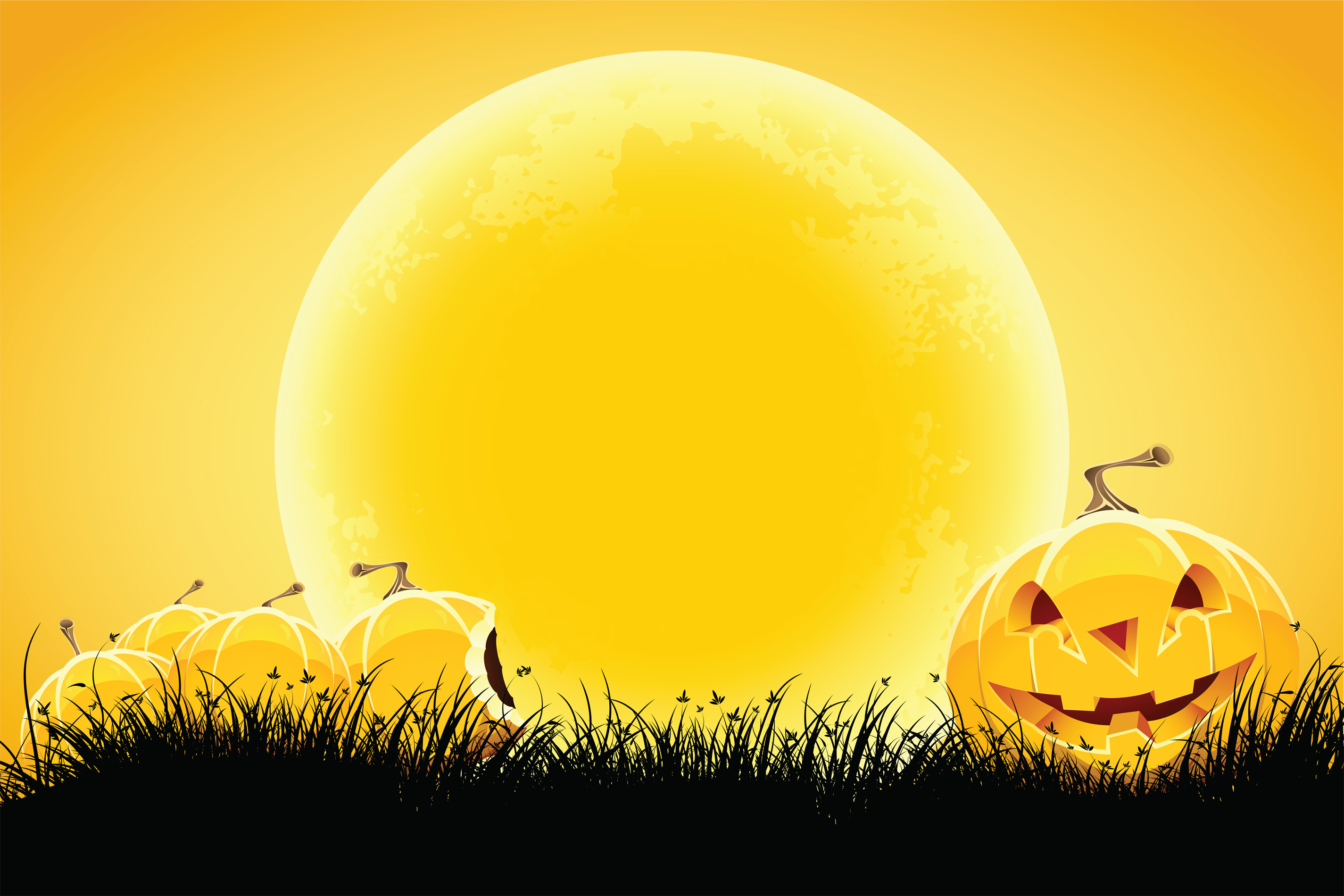 Halloween Yellow Wallpapers Wallpaper Cave