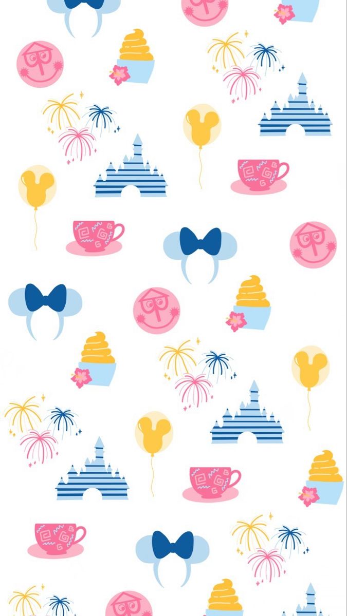 Disney Pattern Wallpapers Wallpaper Cave