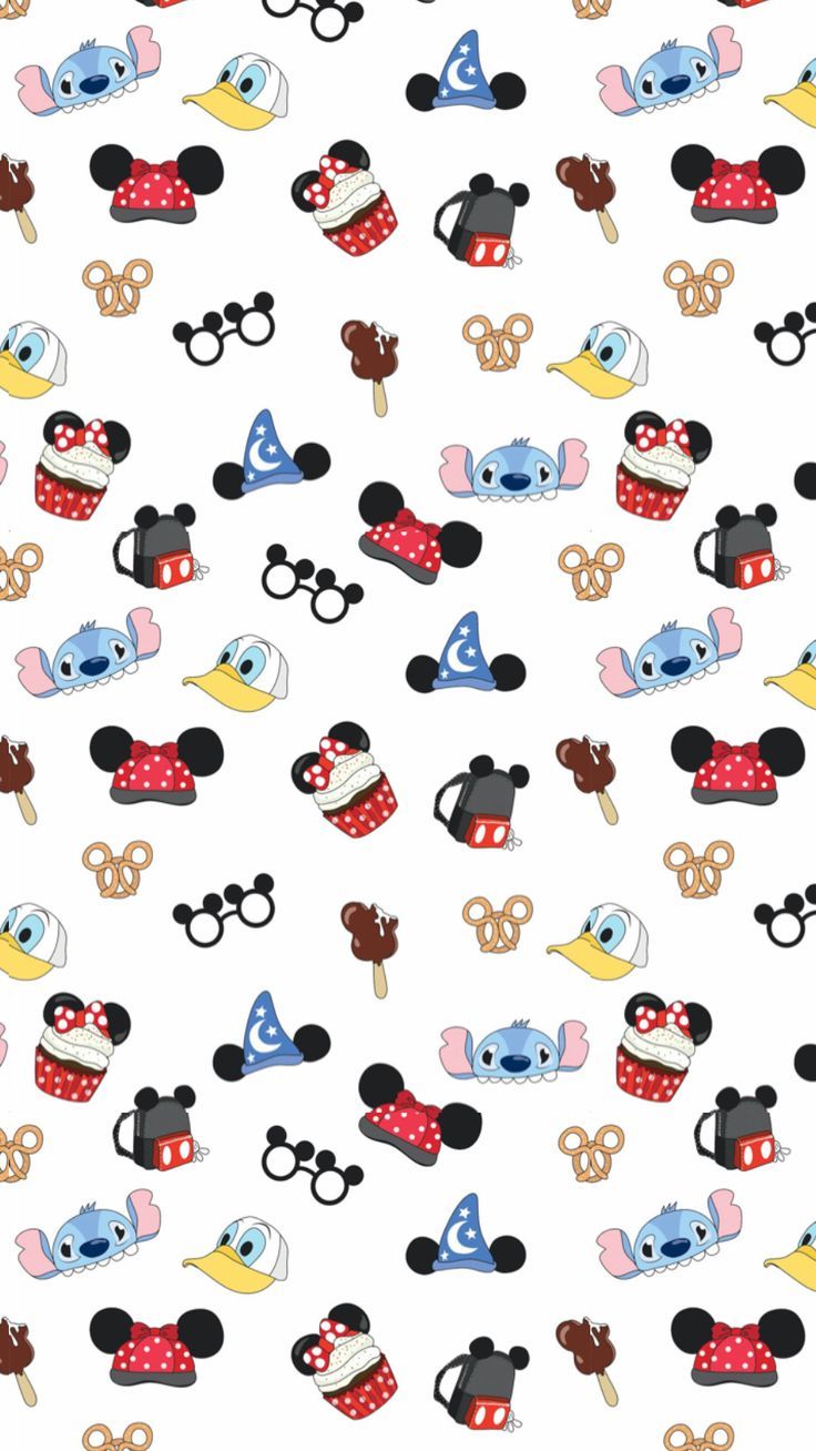 Disney Pattern Wallpapers Wallpaper Cave