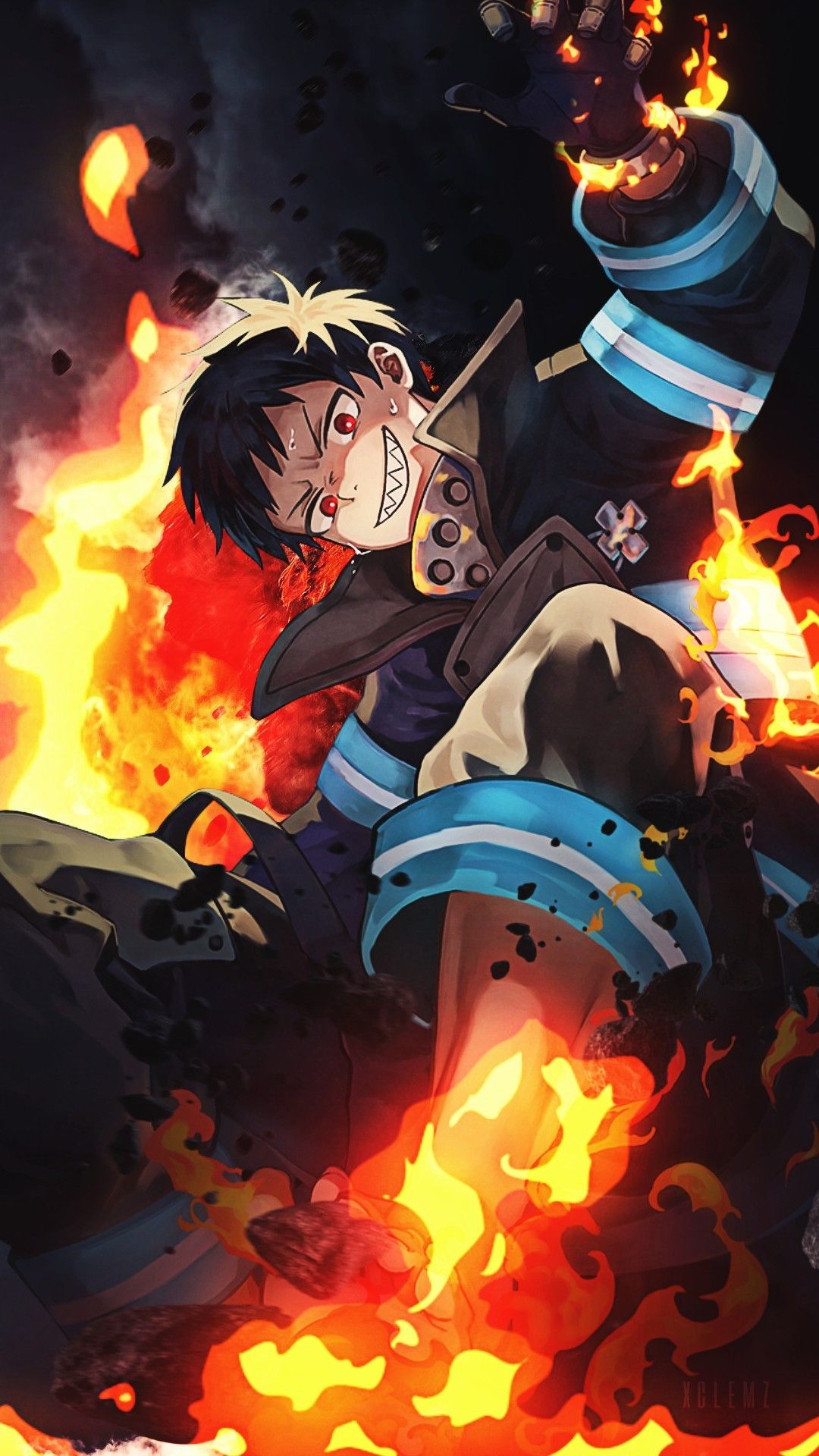 PS4 Anime Fire Force Wallpapers Wallpaper Cave