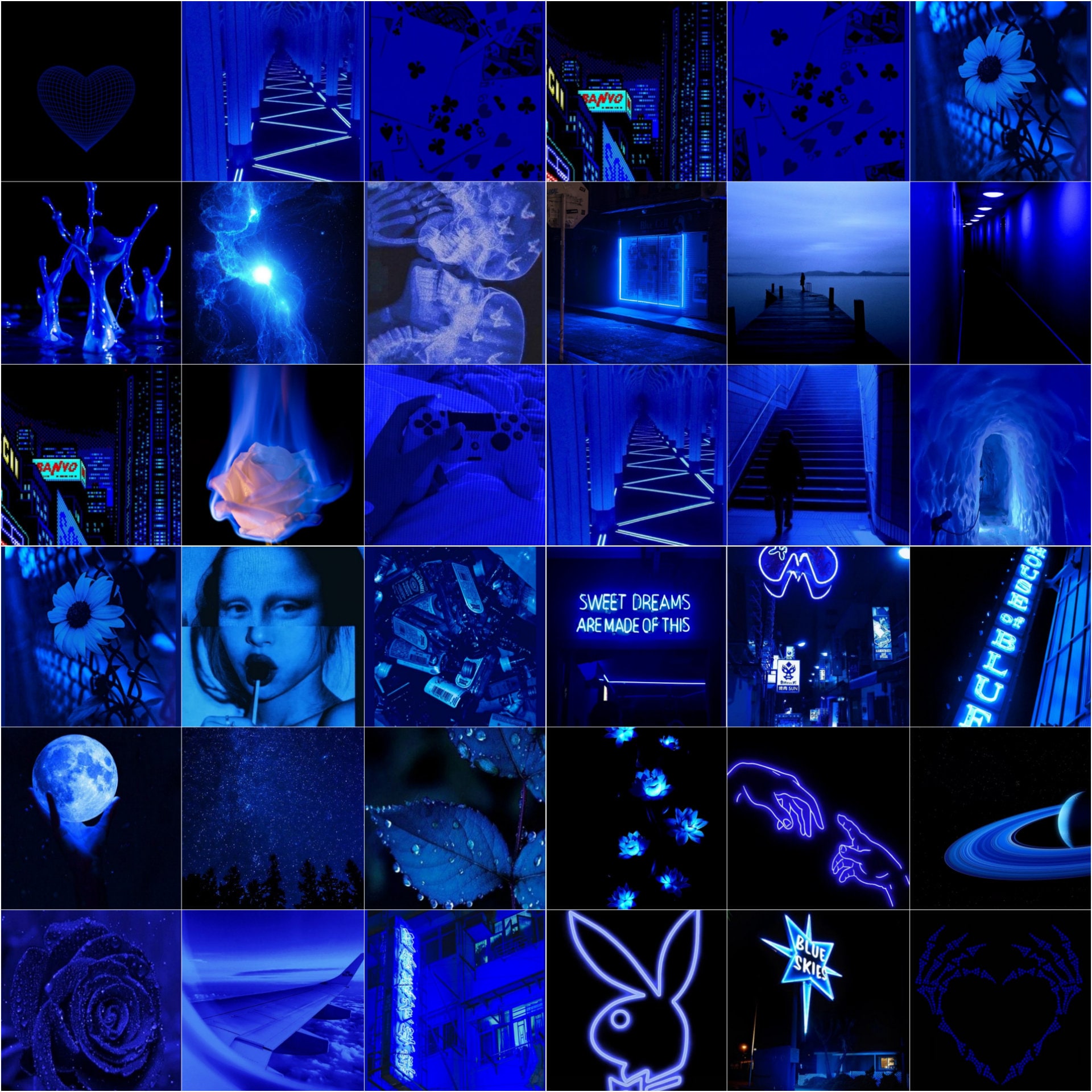 Aggregate 77+ neon blue aesthetic wallpaper best 3tdesign.edu.vn