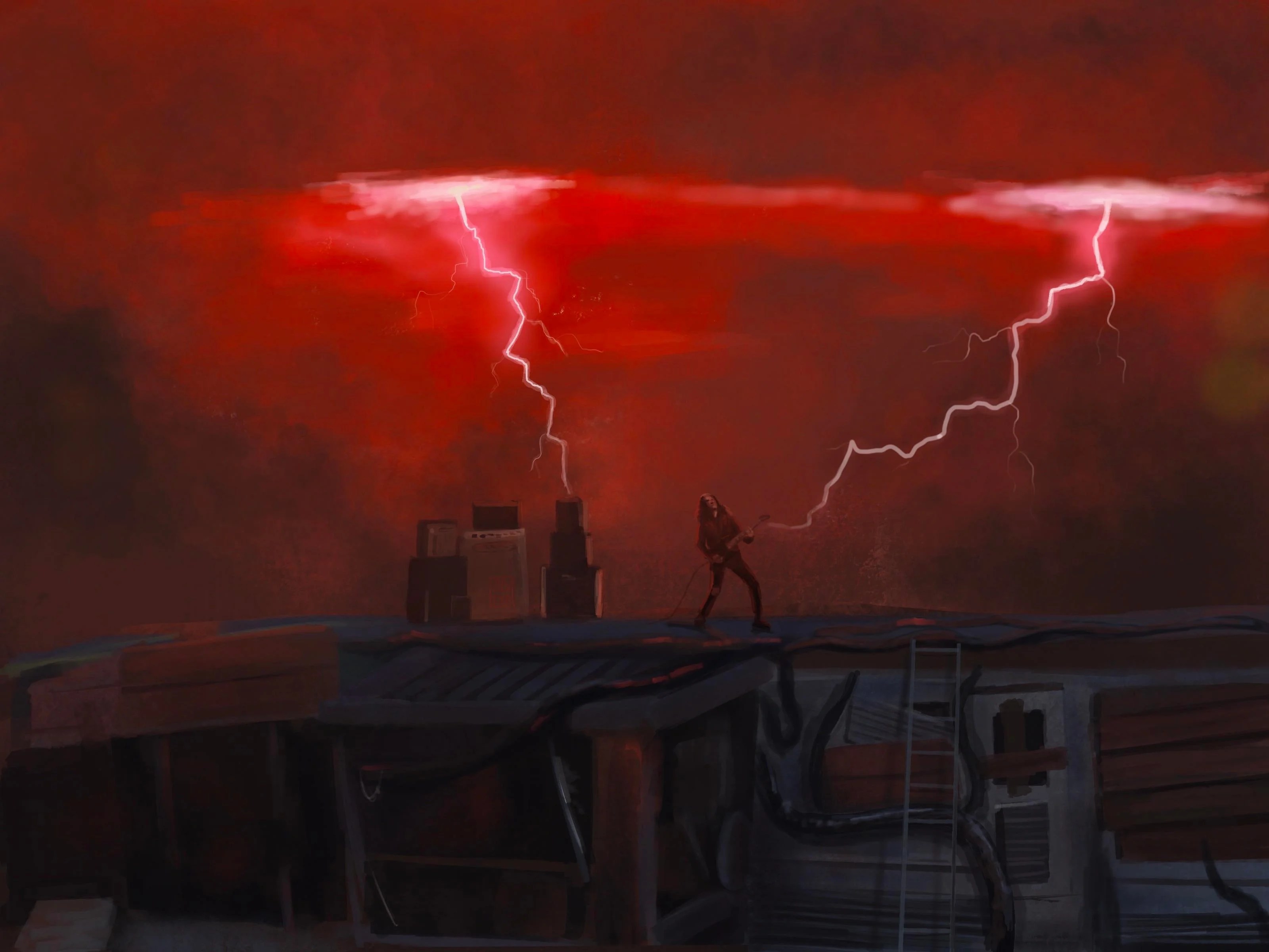 Eddie Munson Guitar Wallpapers Wallpaper Cave