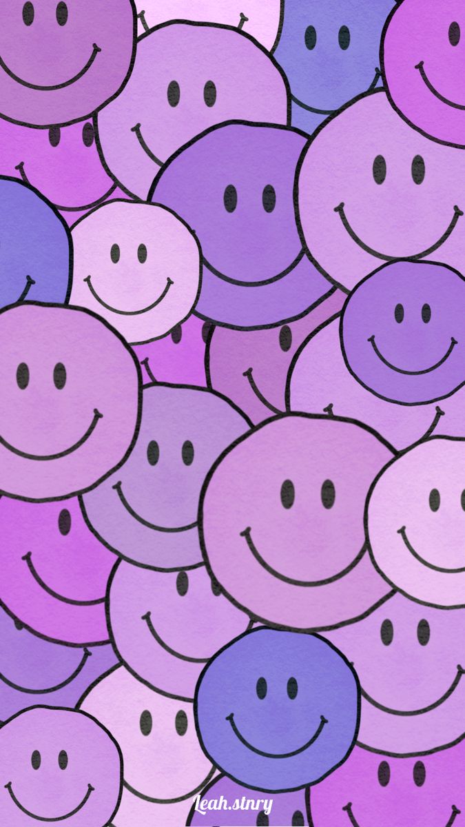 Purple Smiley Face Wallpapers Wallpaper Cave