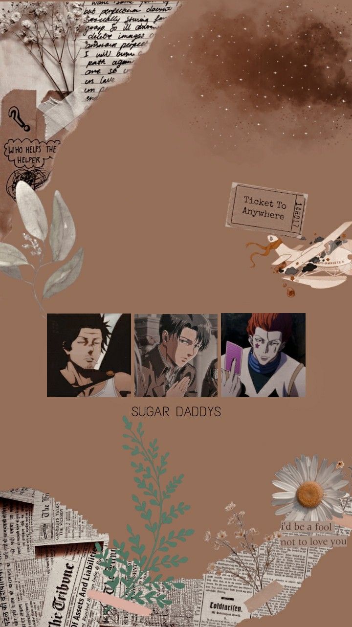 Brown Anime Aesthetic Wallpapers Wallpaper Cave