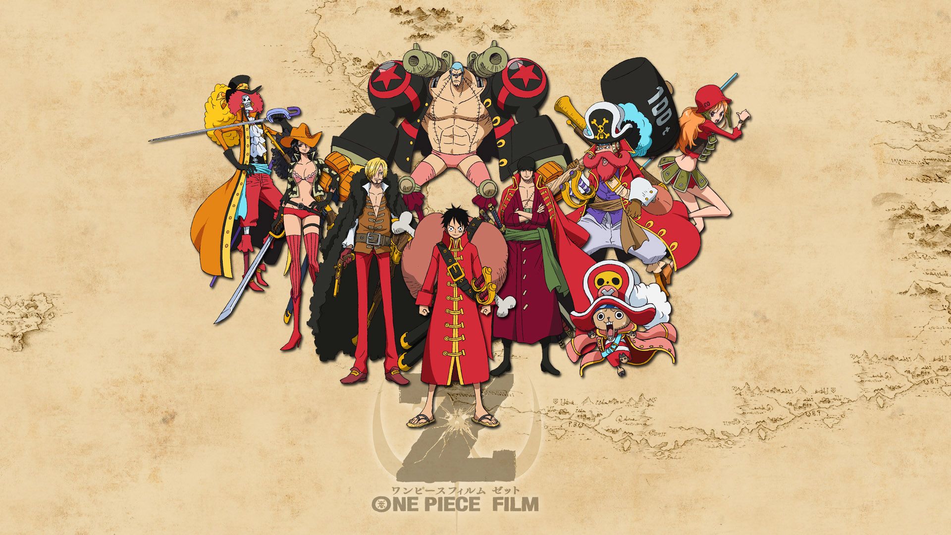 One Piece Film Red Wallpapers Wallpaper Cave