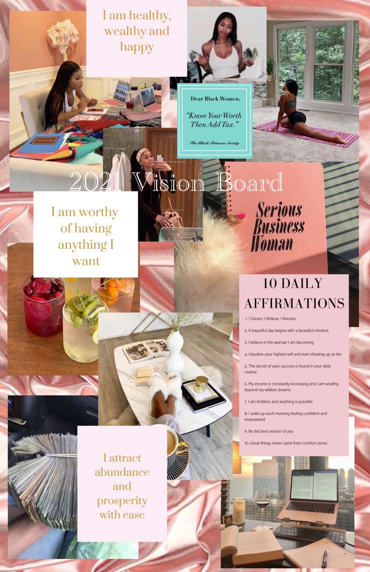 Women Visionboard Wallpapers Wallpaper Cave