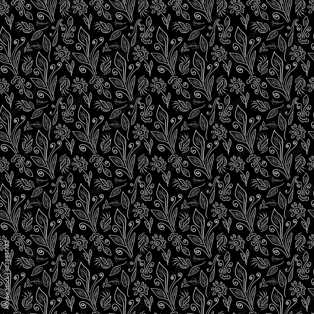 Black And White Doodle Wallpapers Wallpaper Cave