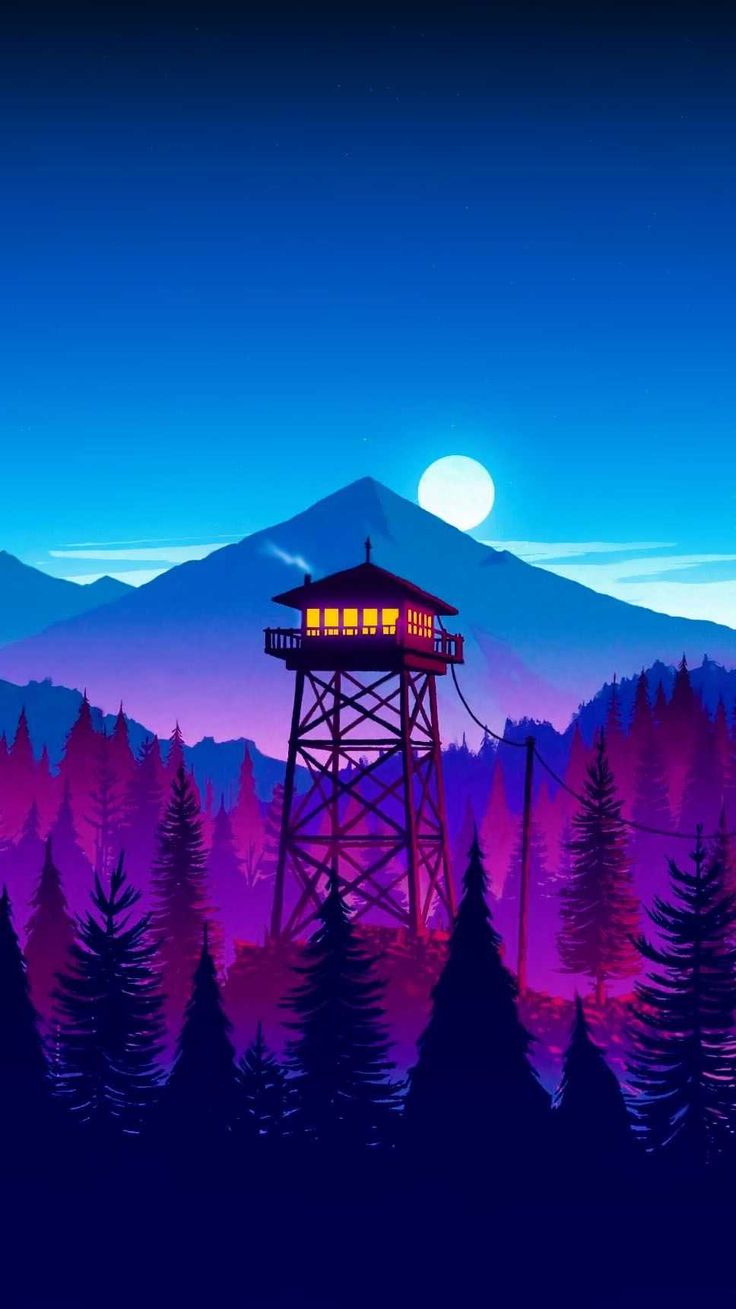 Purple Firewatch Wallpapers Wallpaper Cave