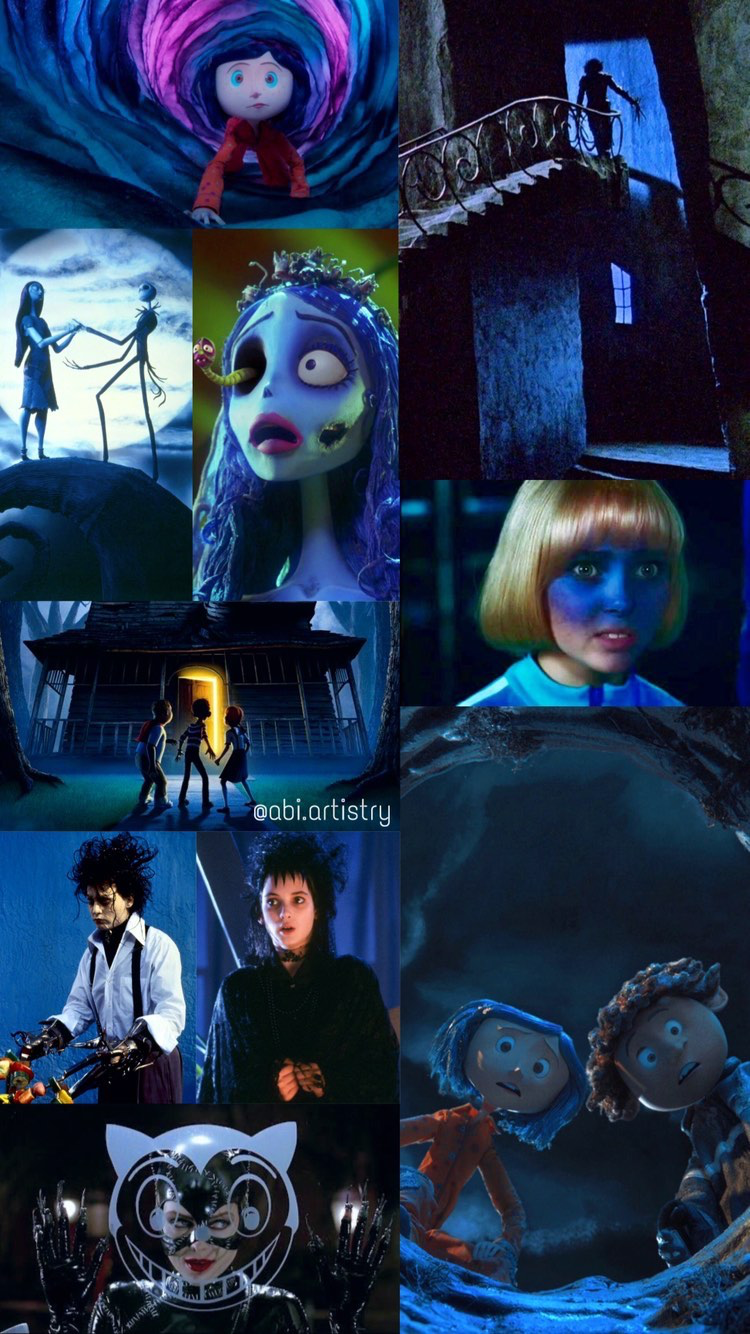 Blue Aesthetic Halloween Wallpapers Wallpaper Cave