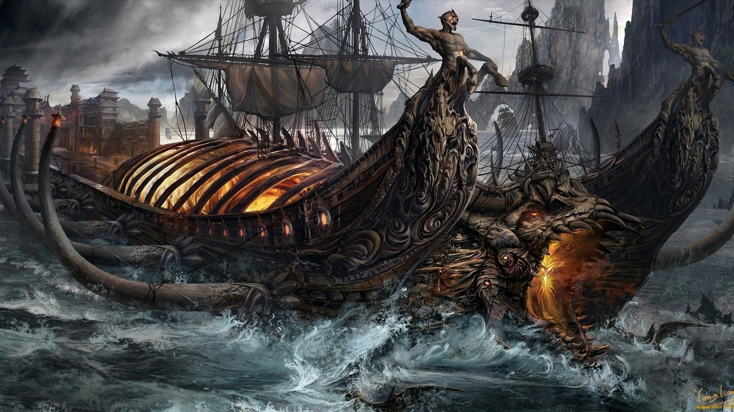 Viking Boat Wallpapers Wallpaper Cave