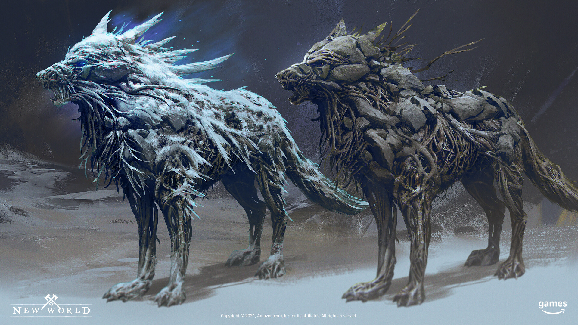 Elemental Wolves Wallpapers Wallpaper Cave