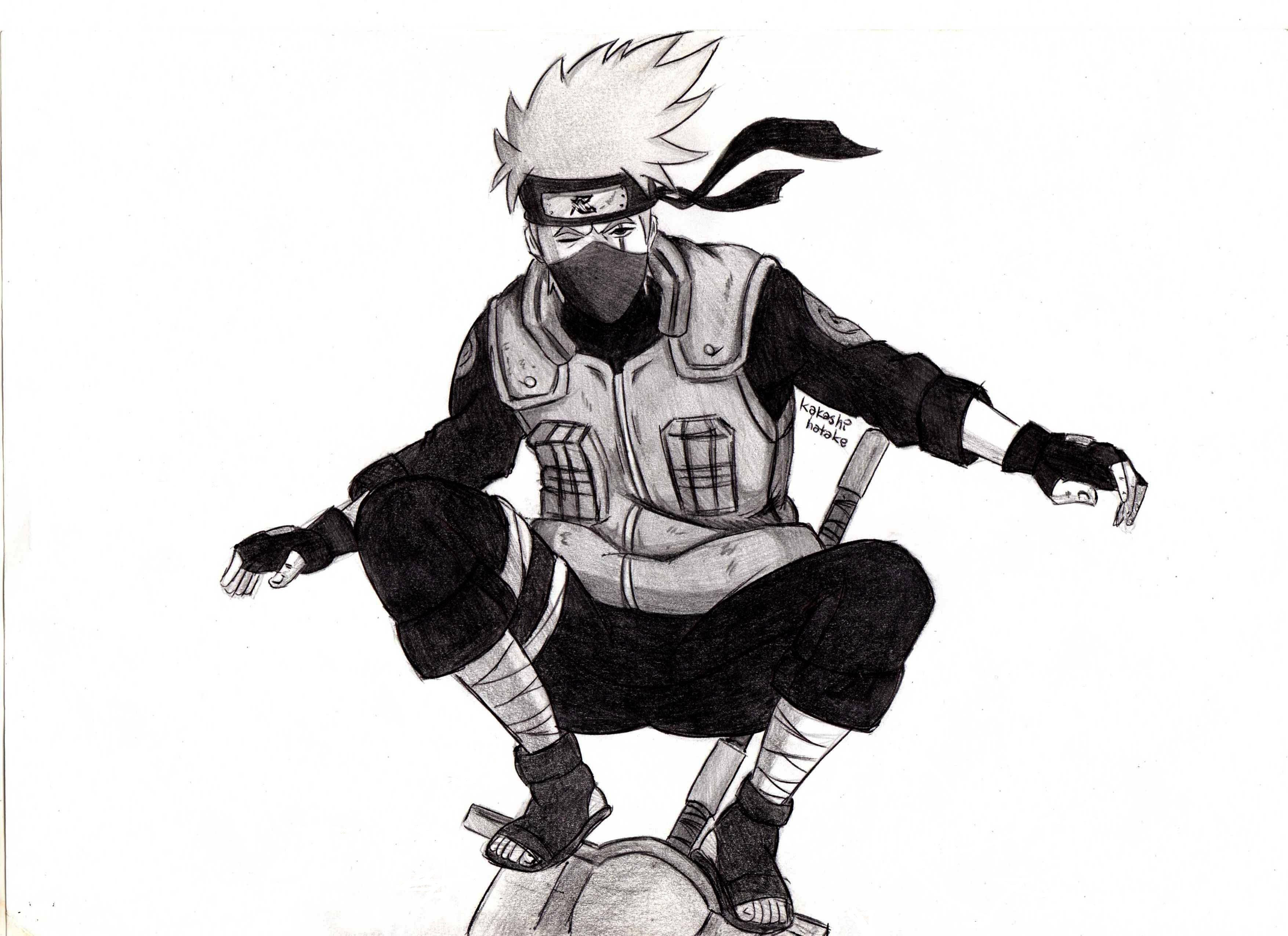 Kakashi Drawing Wallpapers Wallpaper Cave