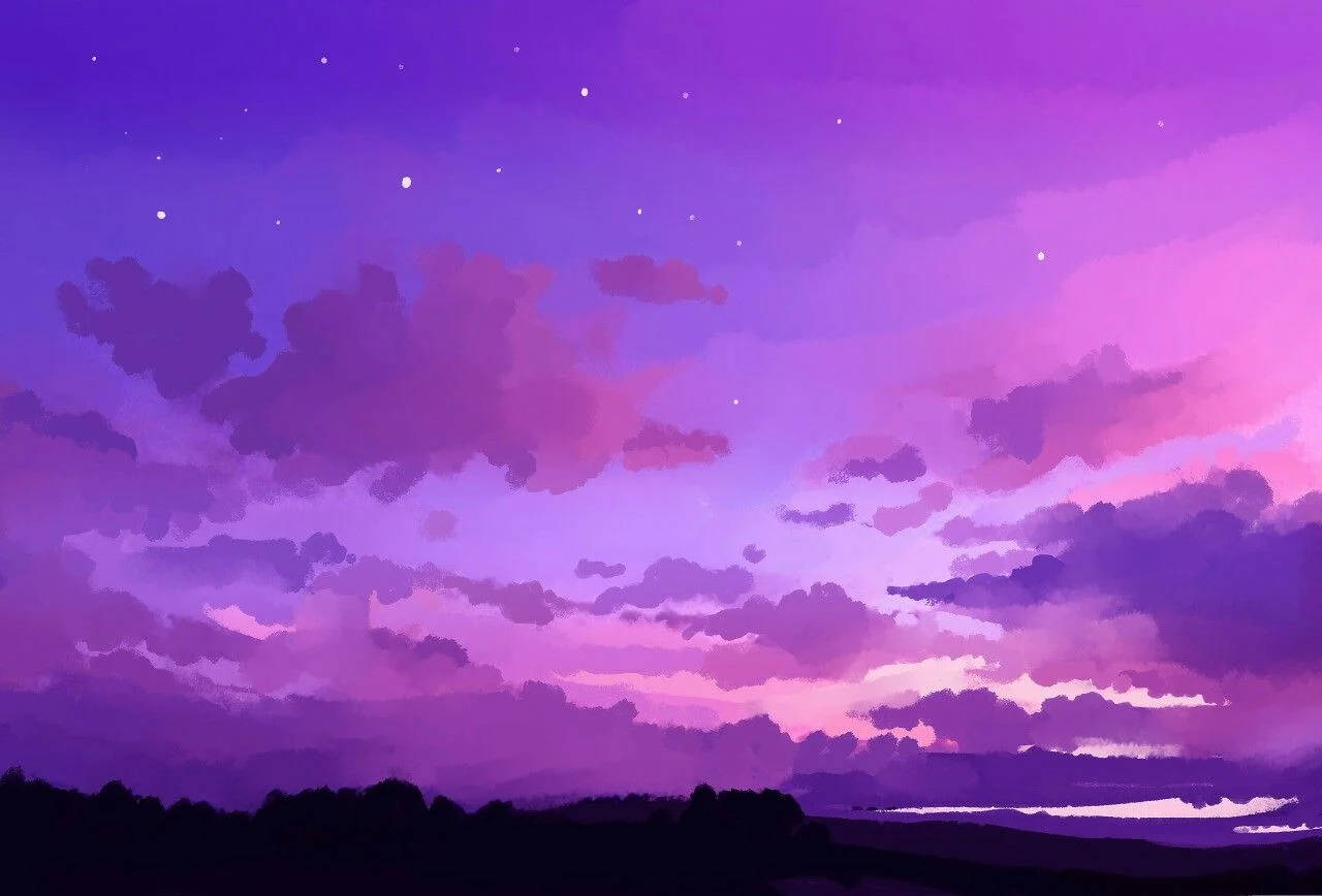 Purple Sky Aesthetic Wallpapers Wallpaper Cave