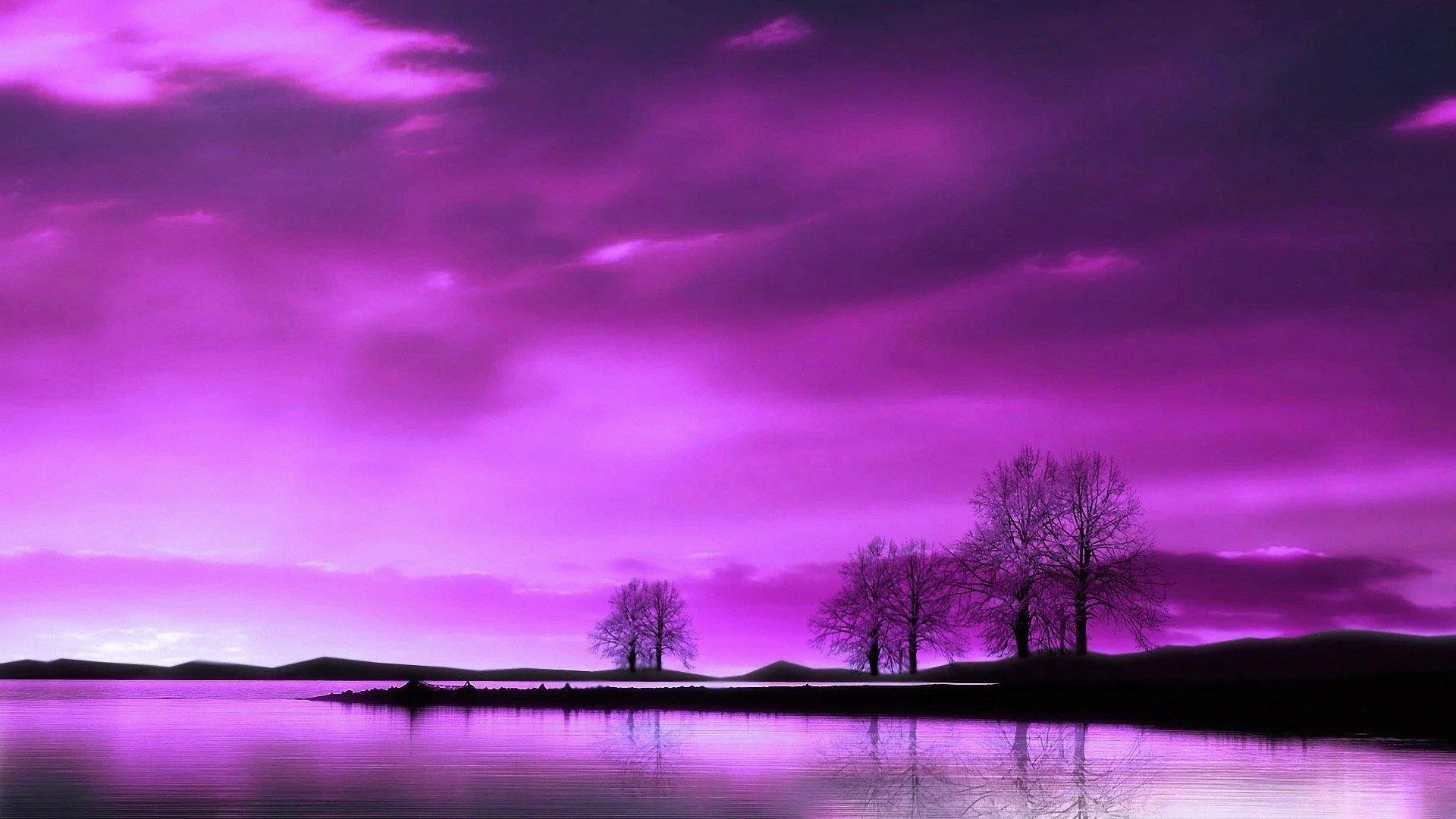 Purple Sky Aesthetic Wallpapers Wallpaper Cave