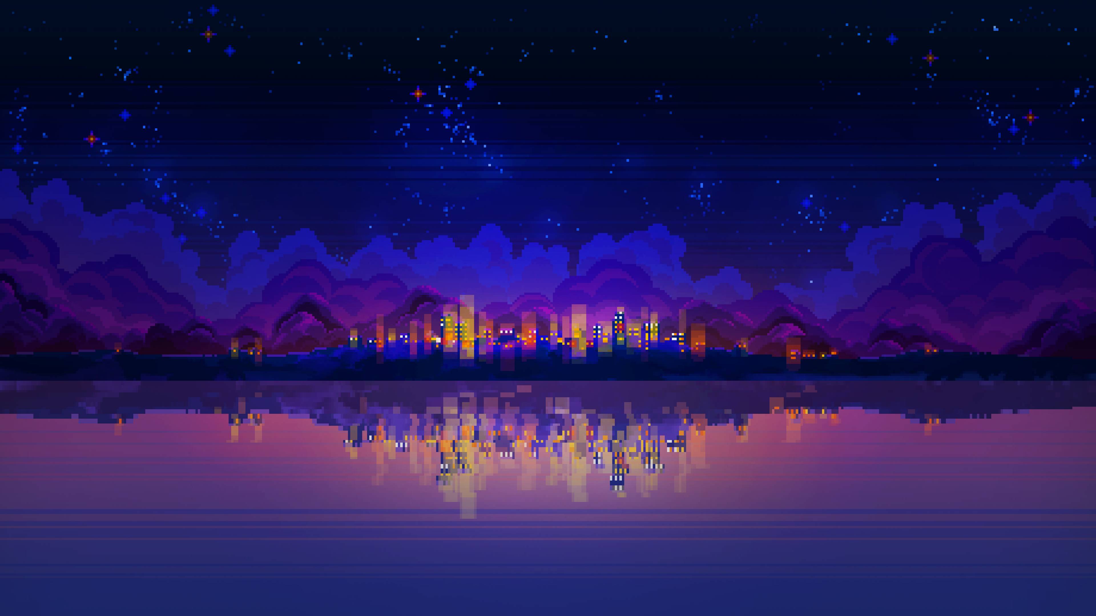 4k Artistic Blue Night Wallpapers Wallpaper Cave