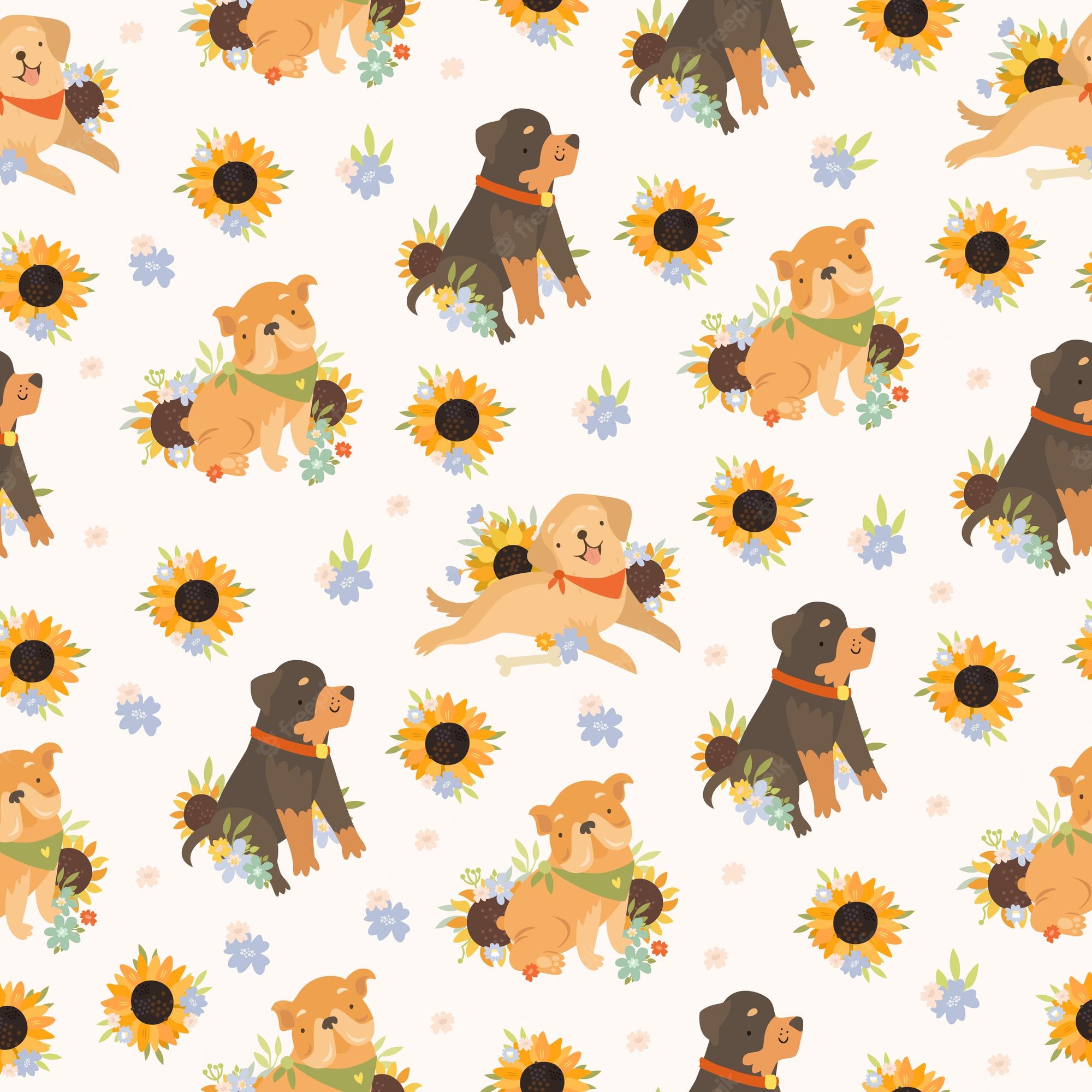Dog Pattern Wallpapers Wallpaper Cave