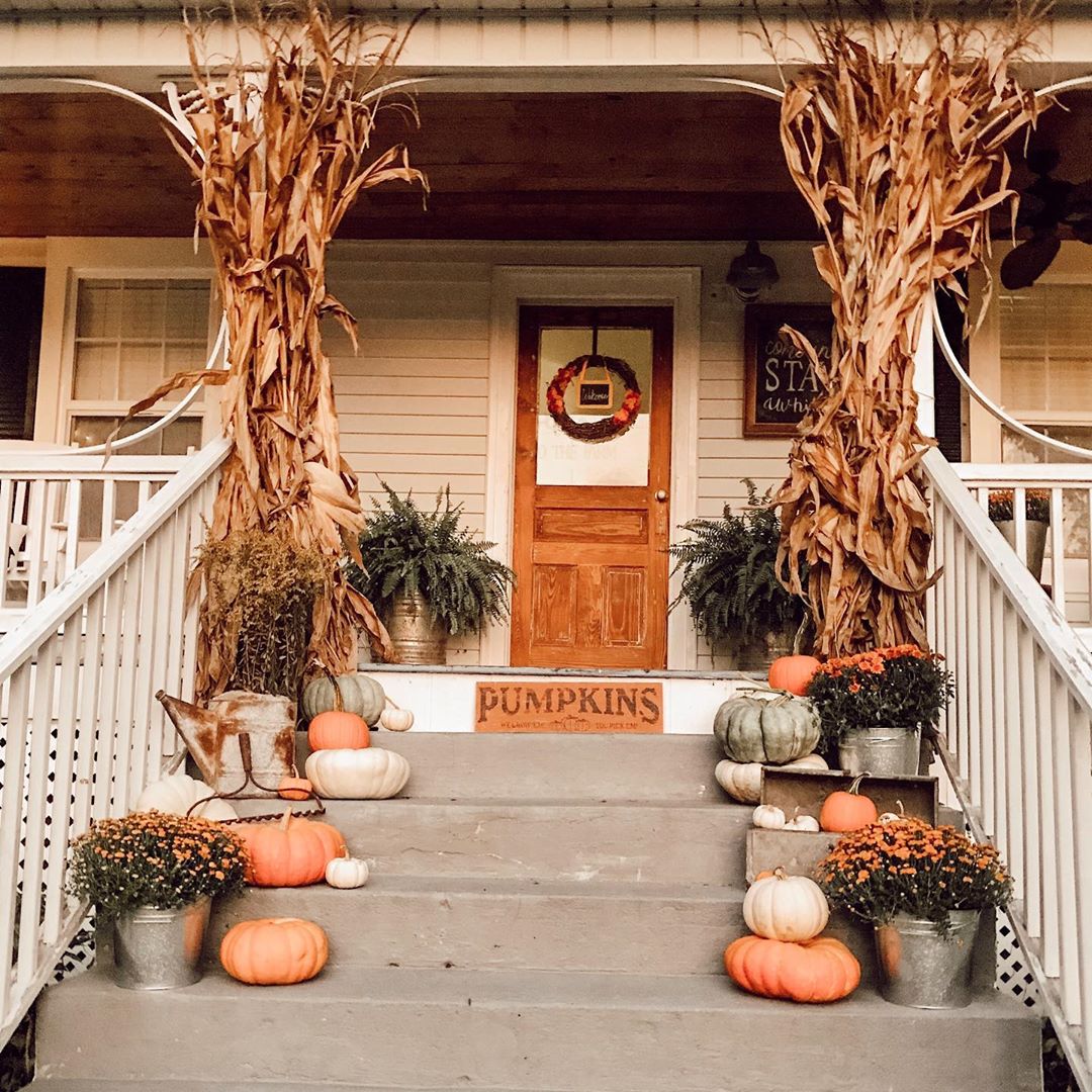 Autumn Porch Wallpapers Wallpaper Cave