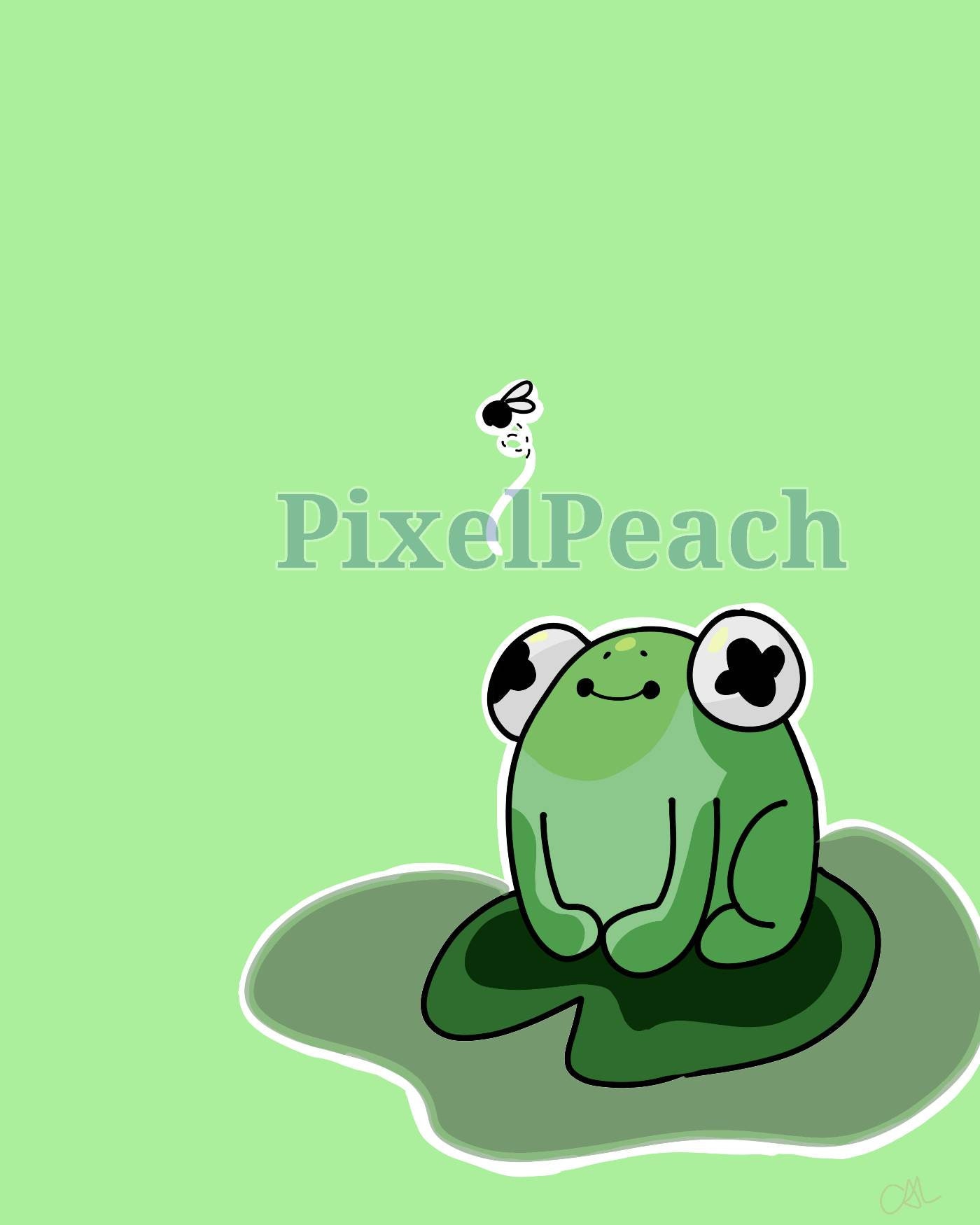 Pastel Green Frog Wallpapers Wallpaper Cave