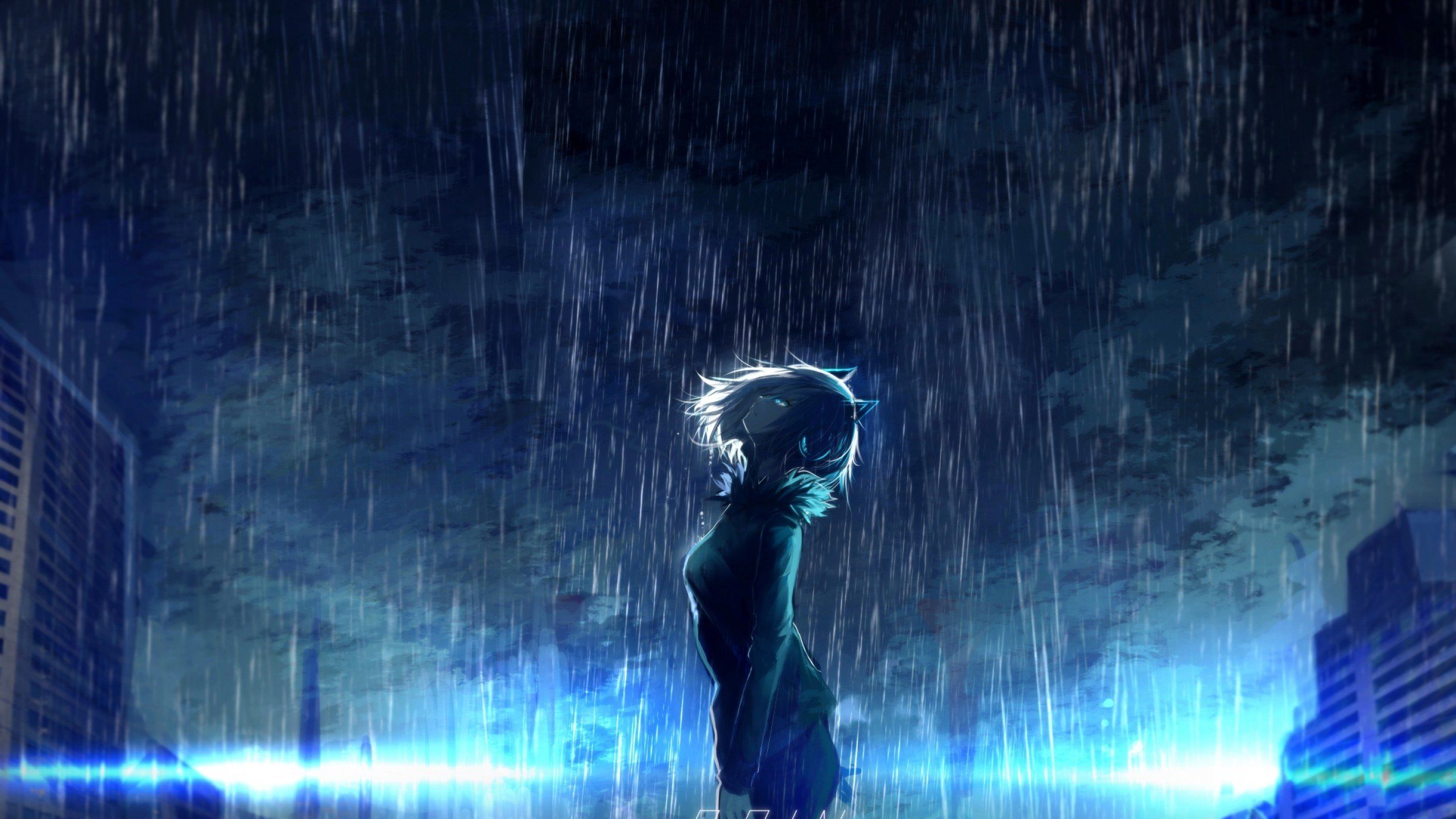 Anime Rain PC Wallpapers Wallpaper Cave
