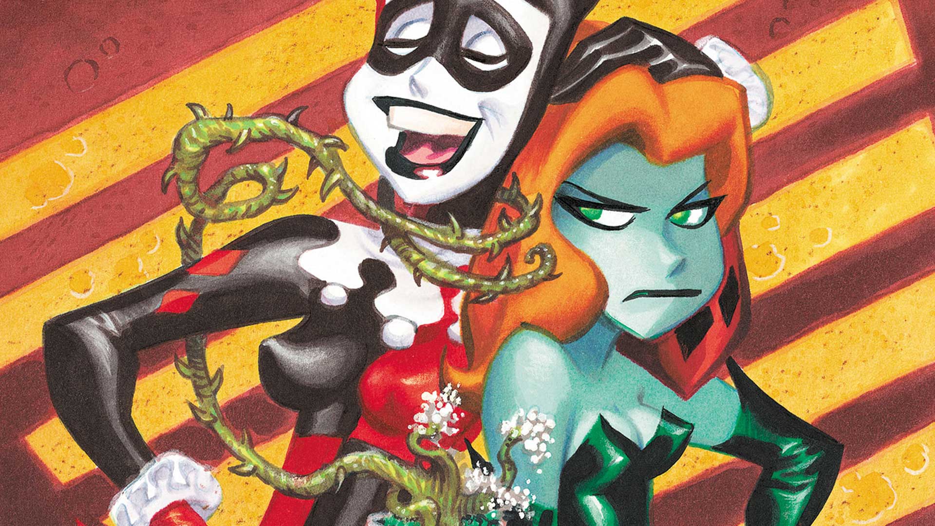 Poison Ivy Harley Quinn Desktop Wallpapers Wallpaper Cave
