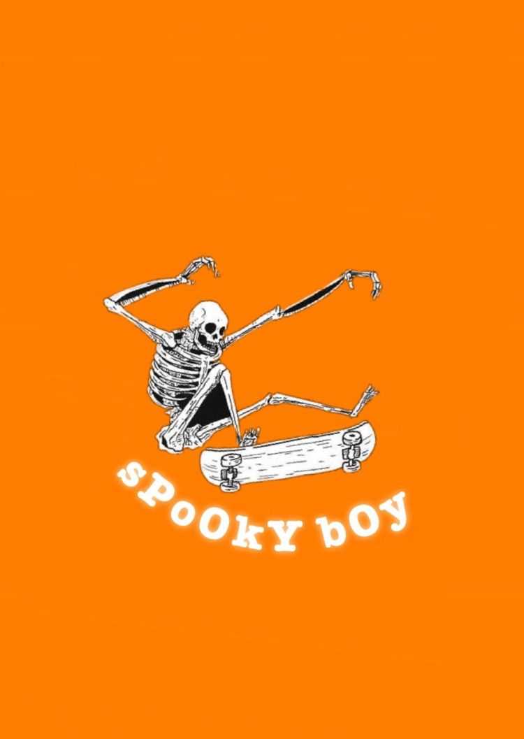 Aesthetic Orange Halloween Wallpapers Wallpaper Cave