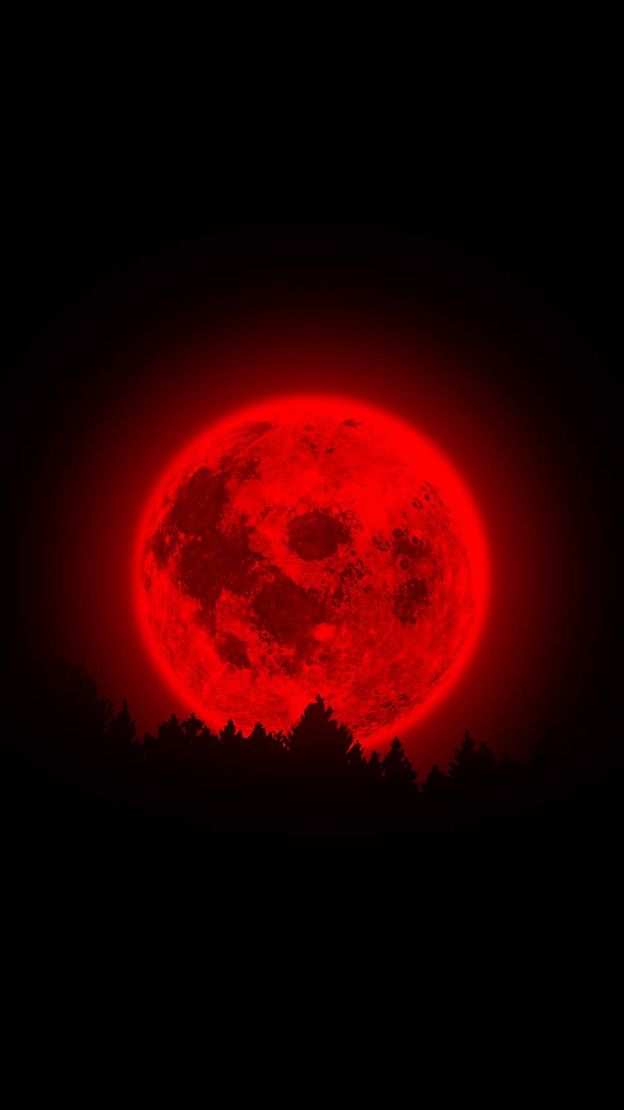 Red Aesthetic Moon Wallpapers Wallpaper Cave