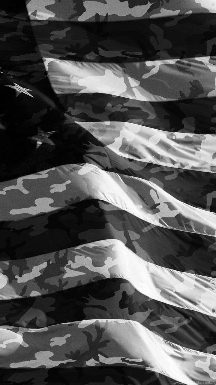 Black And White American Flag Iphone Wallpaper