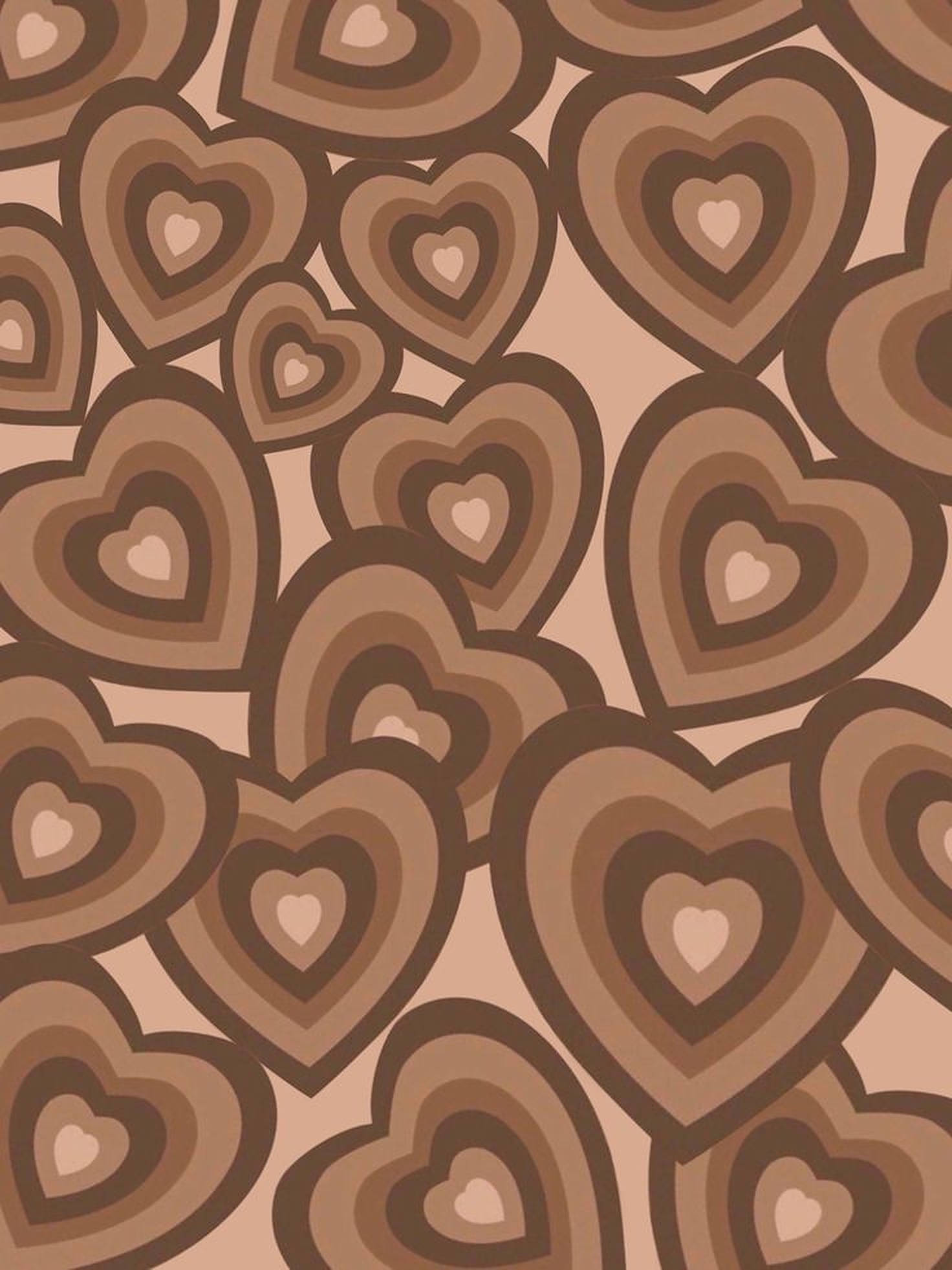 Heart Brown Wallpapers Wallpaper Cave