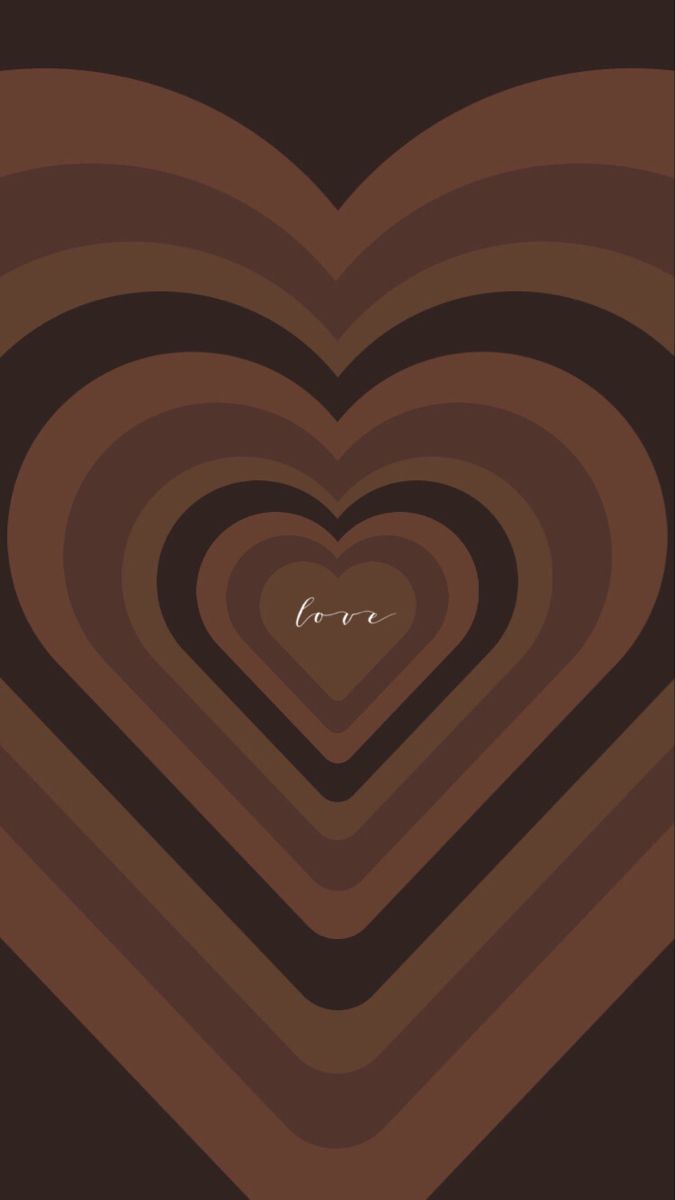 Heart Brown Wallpapers Wallpaper Cave