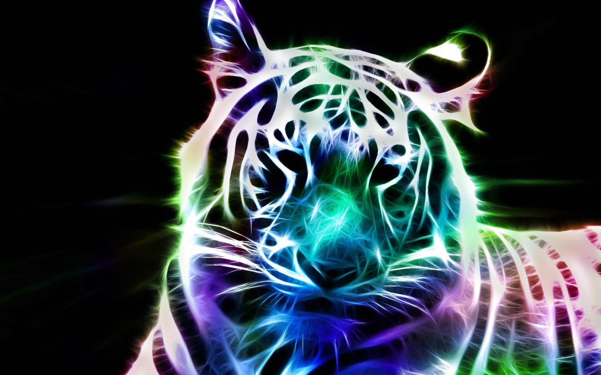 Rainbow Tigers Wallpapers Wallpaper Cave