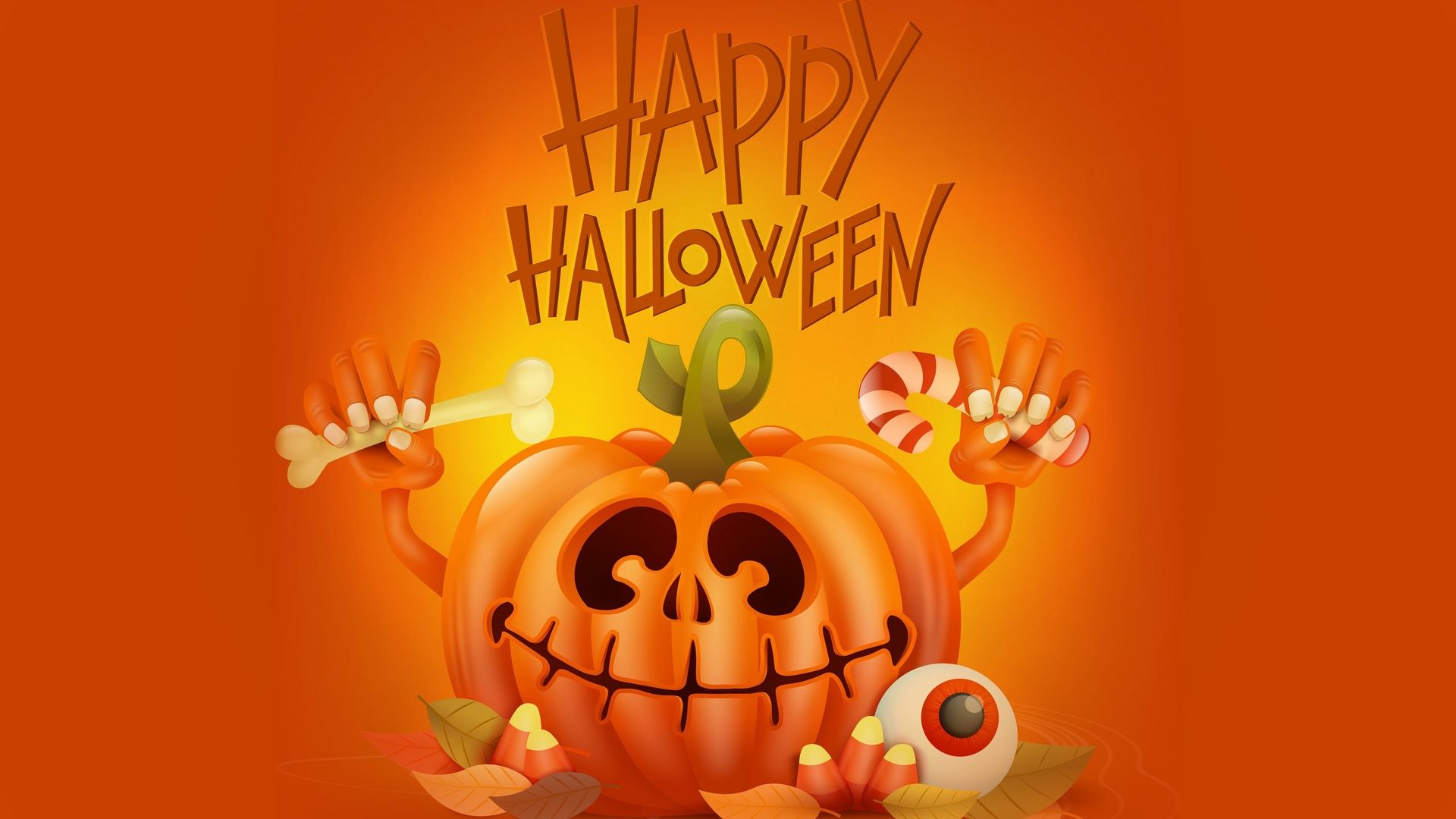 Pastel Orange Halloween Wallpapers Wallpaper Cave