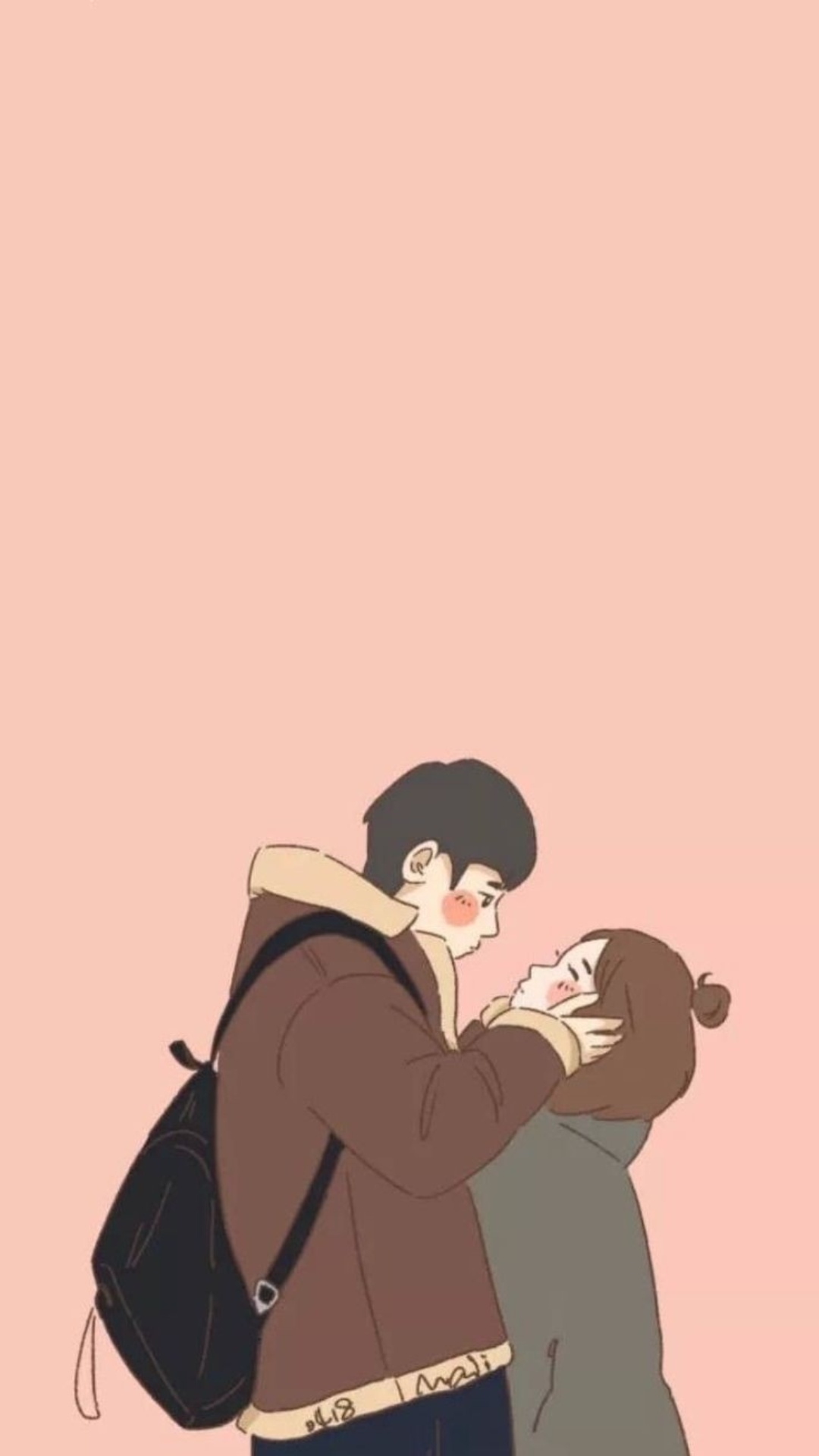 72 Wallpaper Couple Cartoon Images My