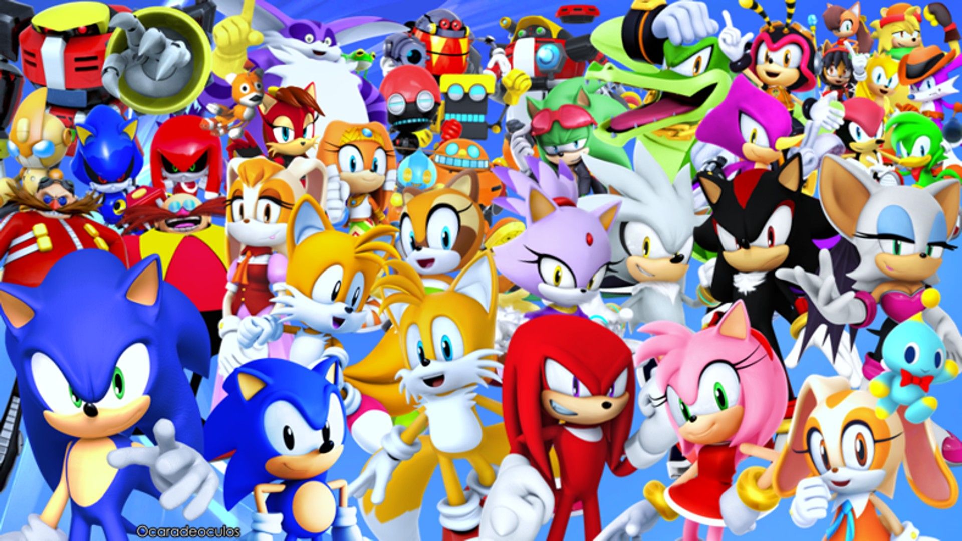 Sonic The Hedgehog Friends Wallpapers Wallpaper Cave