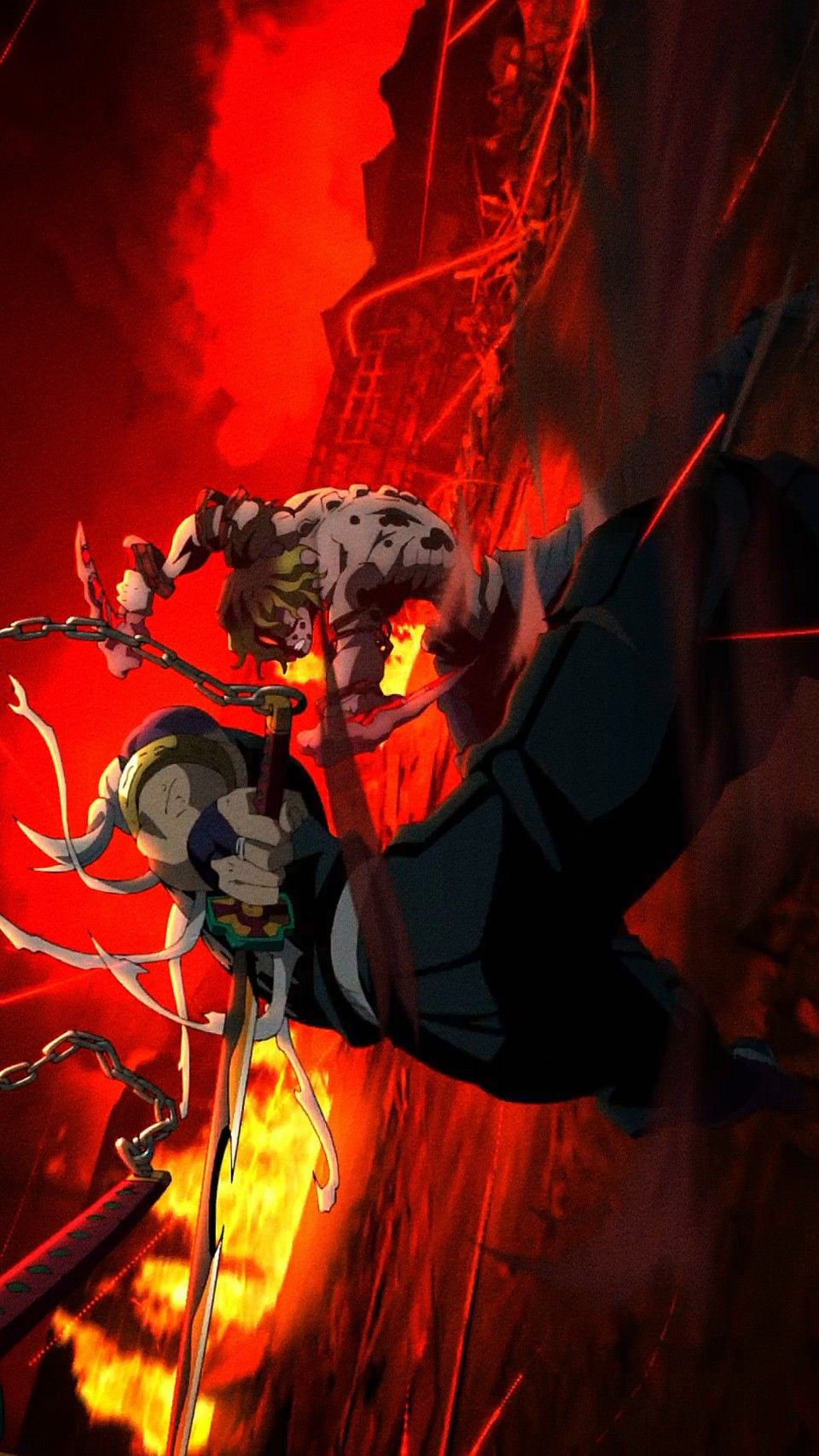 Uzui Vs Gyutaro Wallpapers Wallpaper Cave