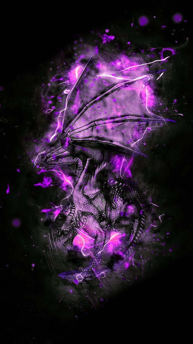Android Purple Black Wallpapers Wallpaper Cave