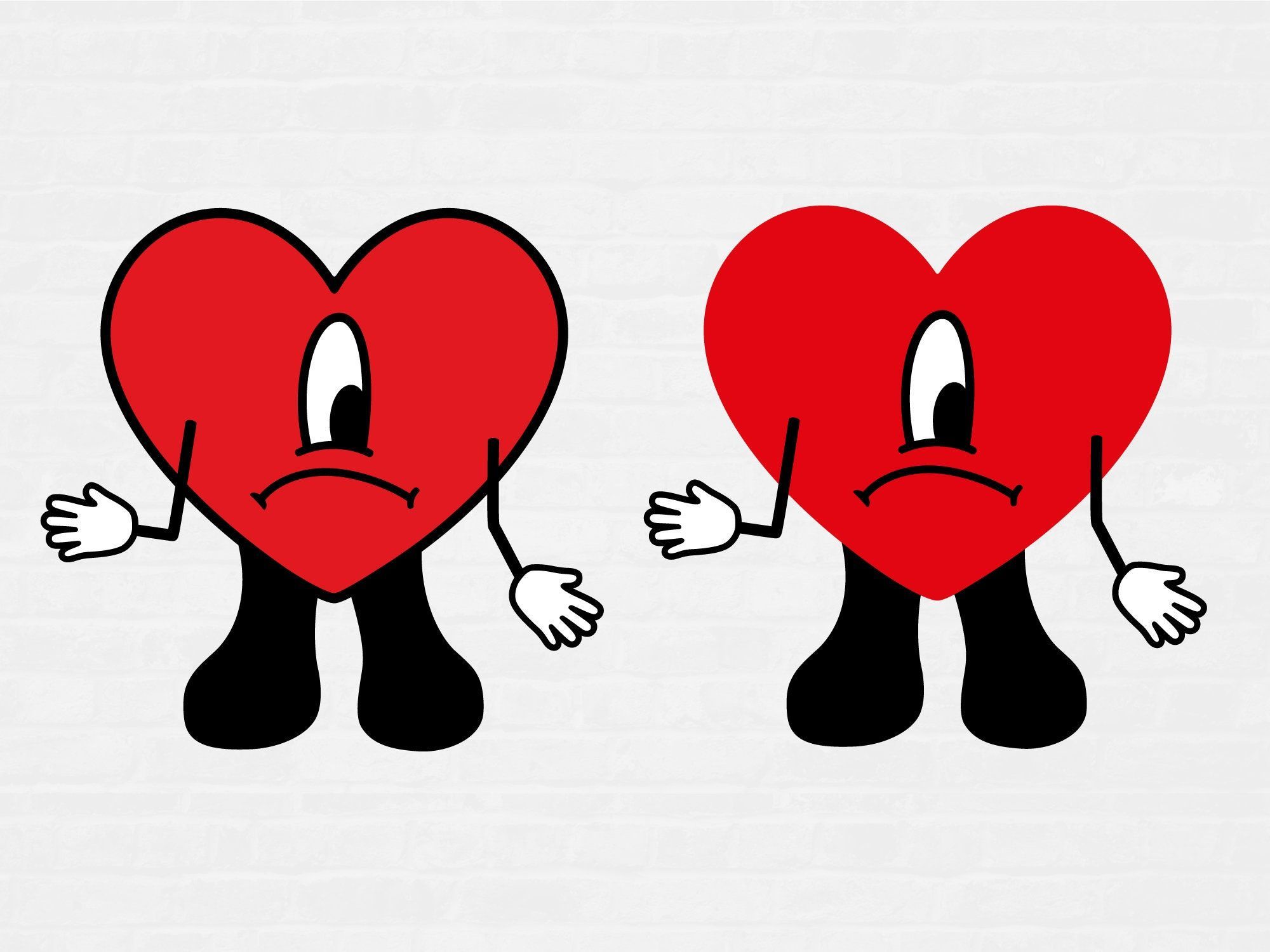 Bad Bunny Heart Wallpapers Wallpaper Cave