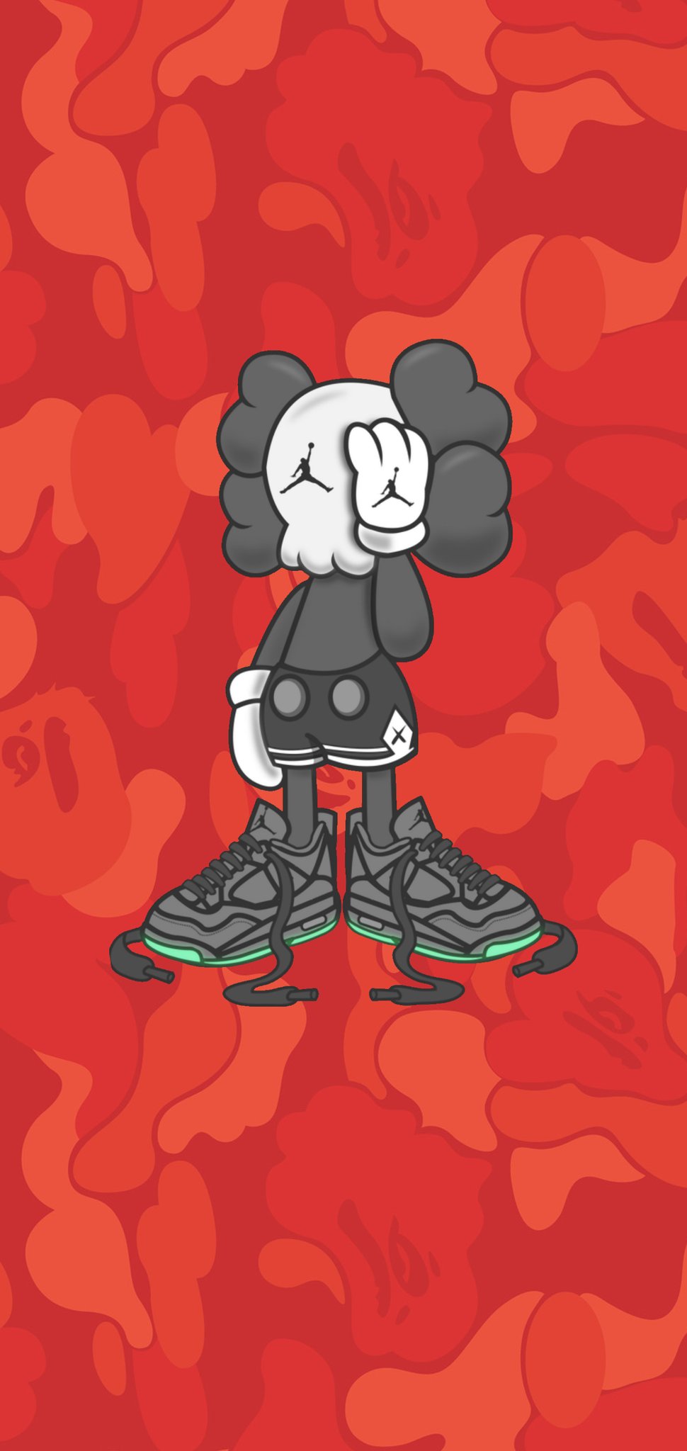 Kaws Jordan Wallpapers Wallpaper Cave