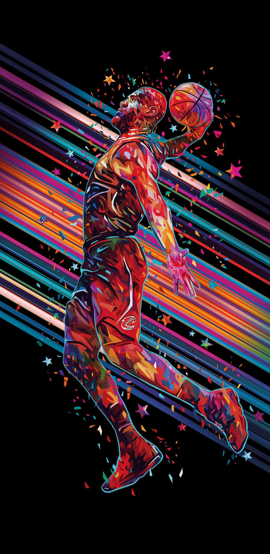 Basketball Neon Wallpapers Wallpaper Cave