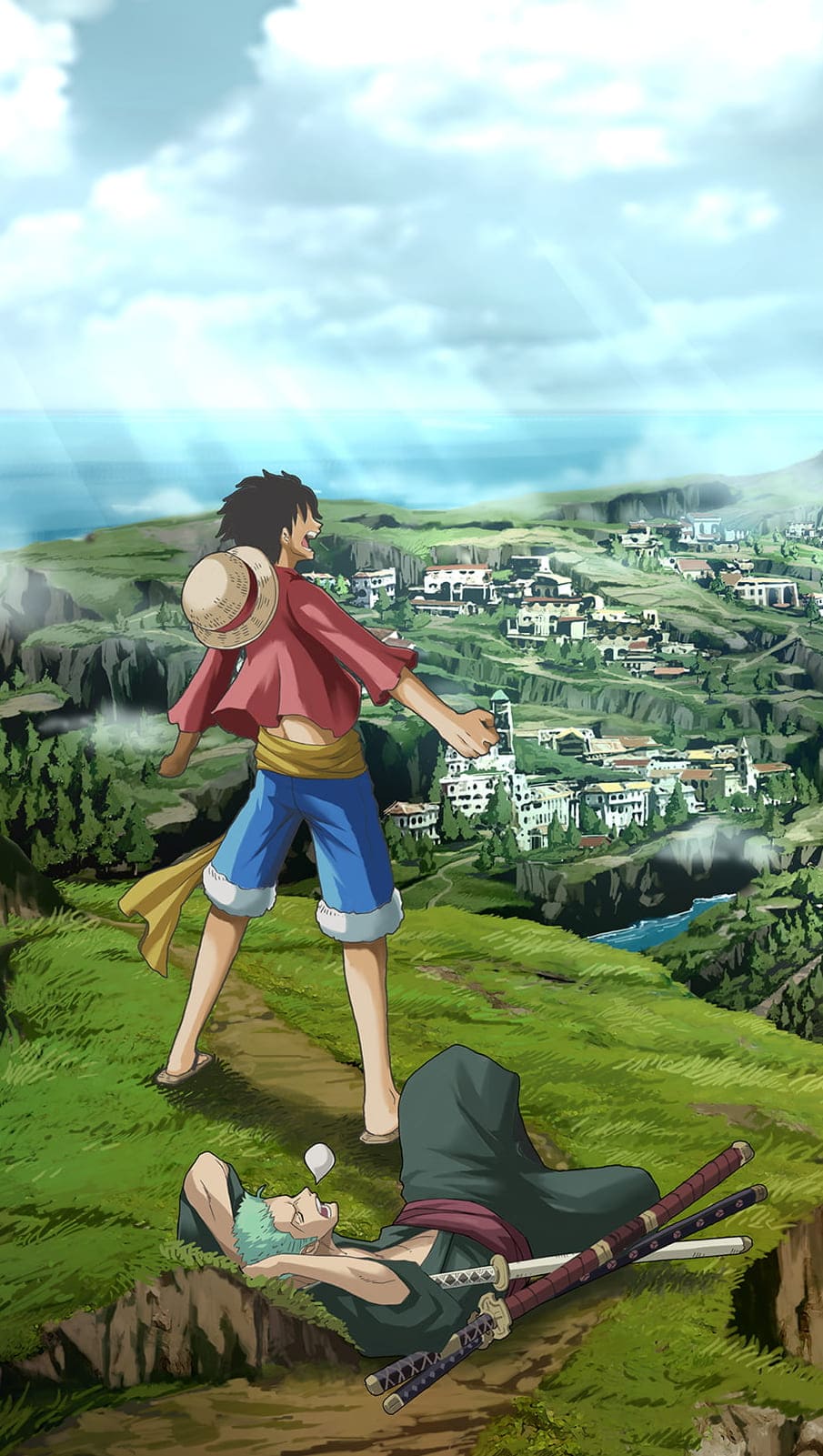 Luffy And Zoro 4k Mobile Wallpapers Wallpaper Cave