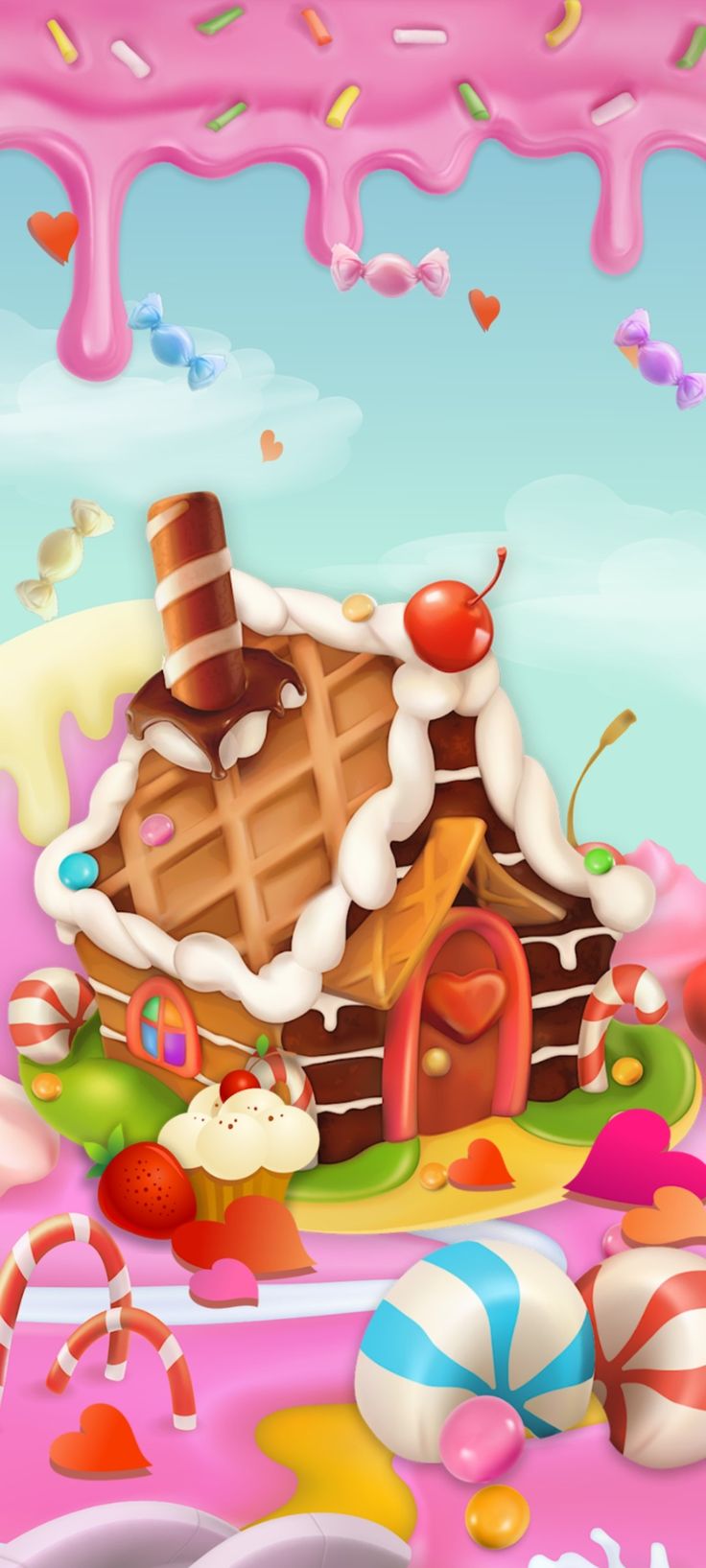 Candy House Wallpapers Wallpaper Cave
