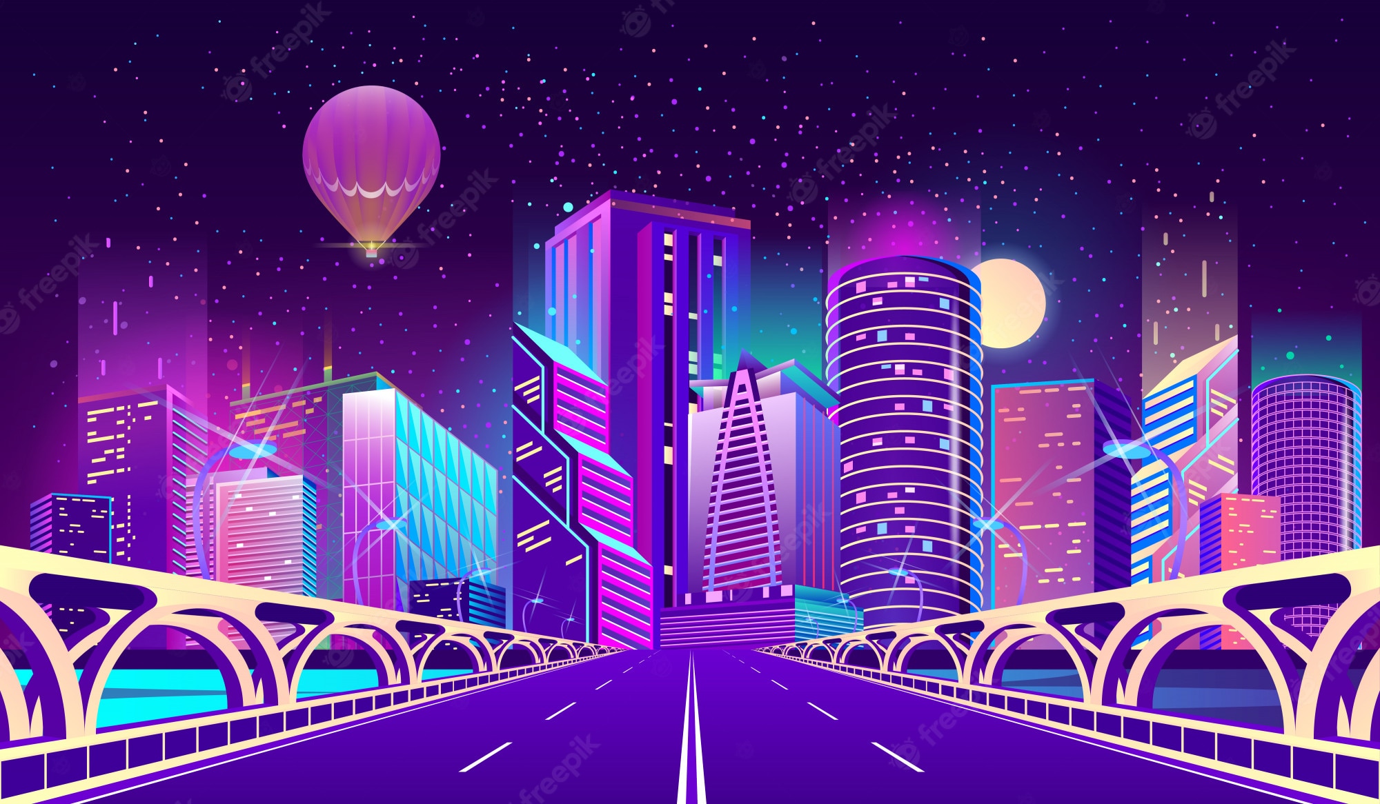 Wide Neon City Aesthetic Wallpapers Wallpaper Cave
