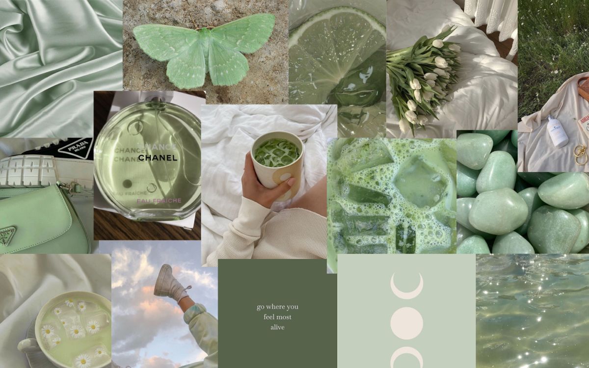 Aggregate more than 69 green aesthetic wallpaper laptop latest in