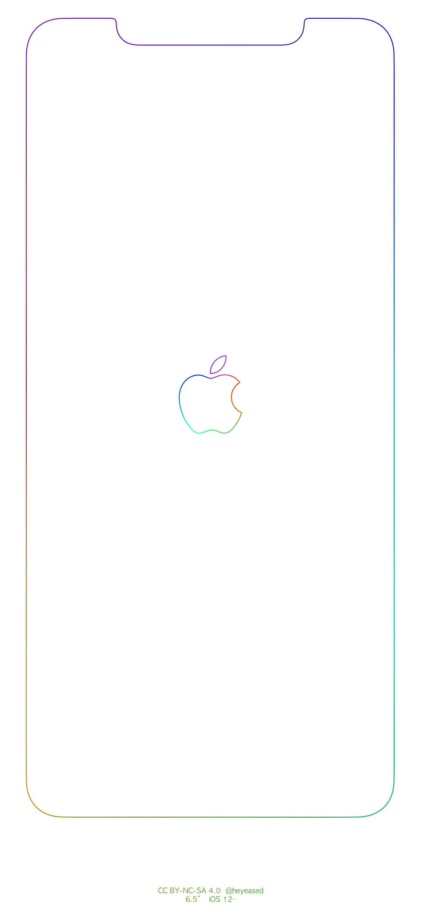 iPhone 14 Pro Max Rainbow Border Wallpapers Wallpaper Cave